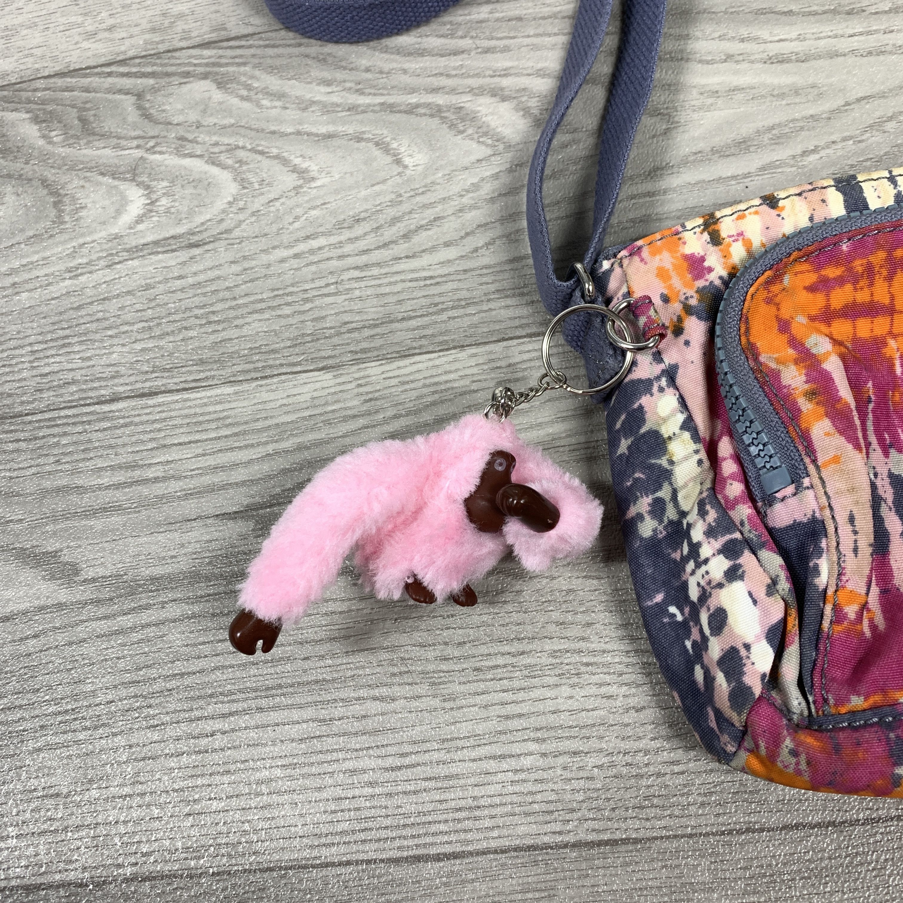 Vintage Vintage Kipling Crossbody Shoulder Bag With Pink Monkey Size ONE SIZE - 8 Thumbnail