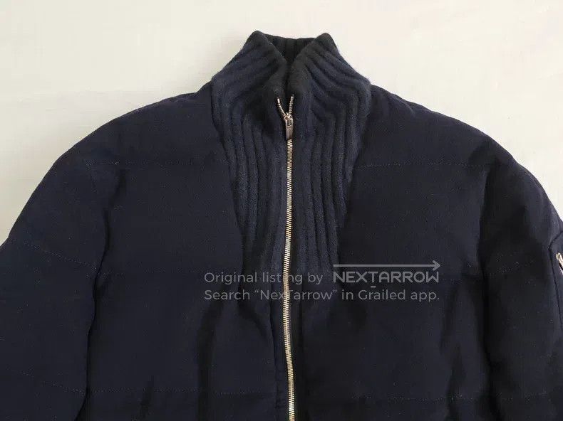 Hermes Hermes Cashmere down jacket, dark blue, outer layer 100% c Size US L / EU 52-54 / 3 - 2 Thumbnail