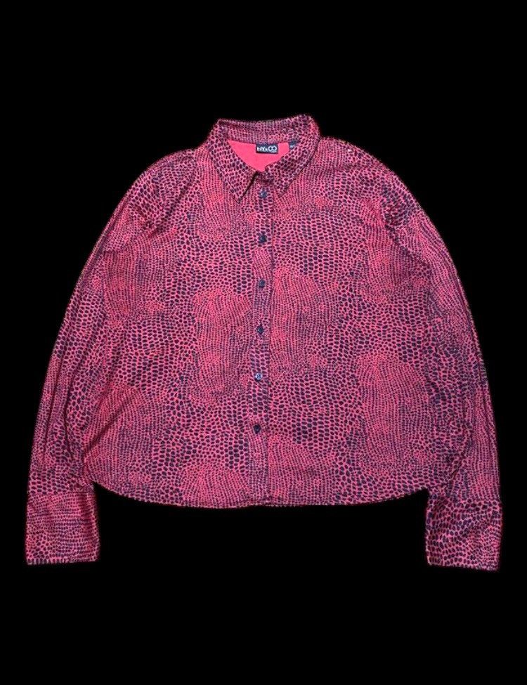 If Six Was Nine × Japanese Brand × Le Grande Bleu (L.G.B.) ❤️‍🔥NEW YORK & COMPANY BUTTON UPS SHIRT❤️‍🔥 Size US XL / EU 56 / 4 - 1 Thumbnail