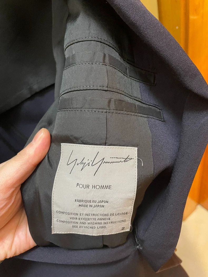 Yohji Yamamoto Yohji Yamamoto size 2 08 SS Defeated Remnant Dove Suit 2501 Size 38R - 7 Thumbnail