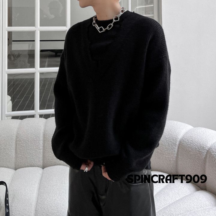 Other V Neck Knit Sweater Size US M / EU 48-50 / 2 - 1 Thumbnail