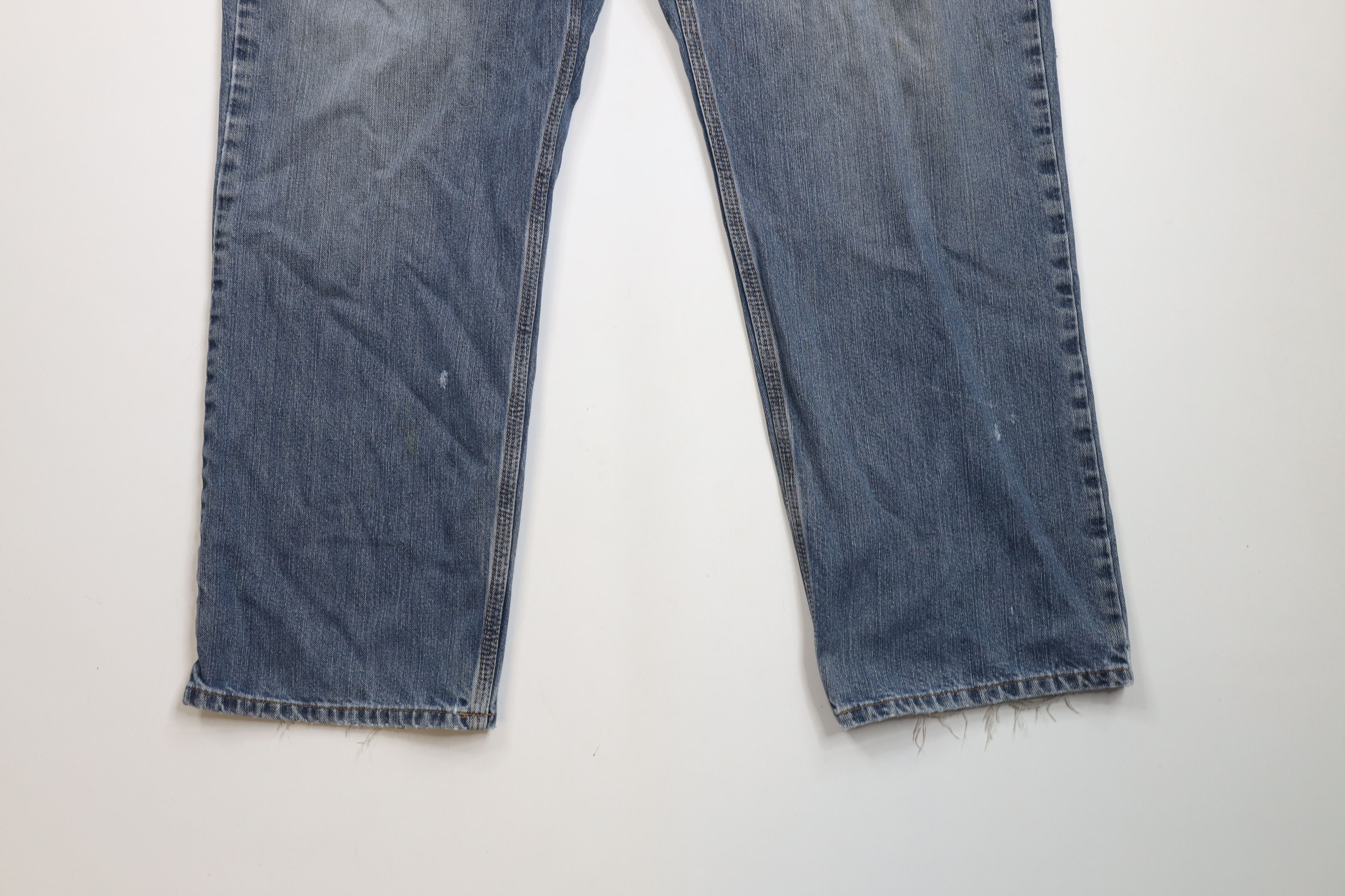Carhartt × Vintage Vintage Y2K Carhartt Relaxed Fit Wide Leg Denim Jeans Blue Size US 40 / EU 56 - 4 Thumbnail