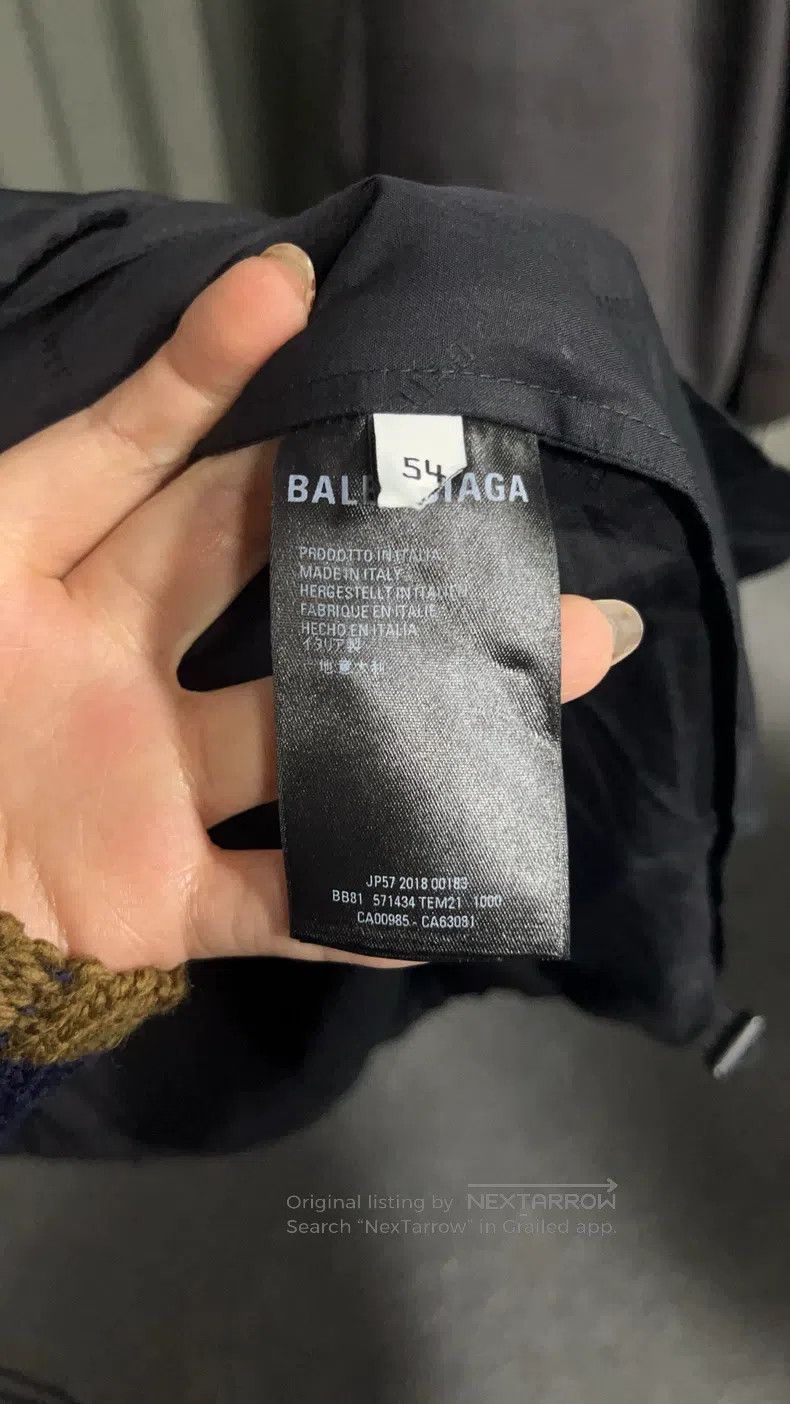 Balenciaga Balenciaga Black and White Color Block Sports Sun Protecti Size US L / EU 52-54 / 3 - 7 Thumbnail