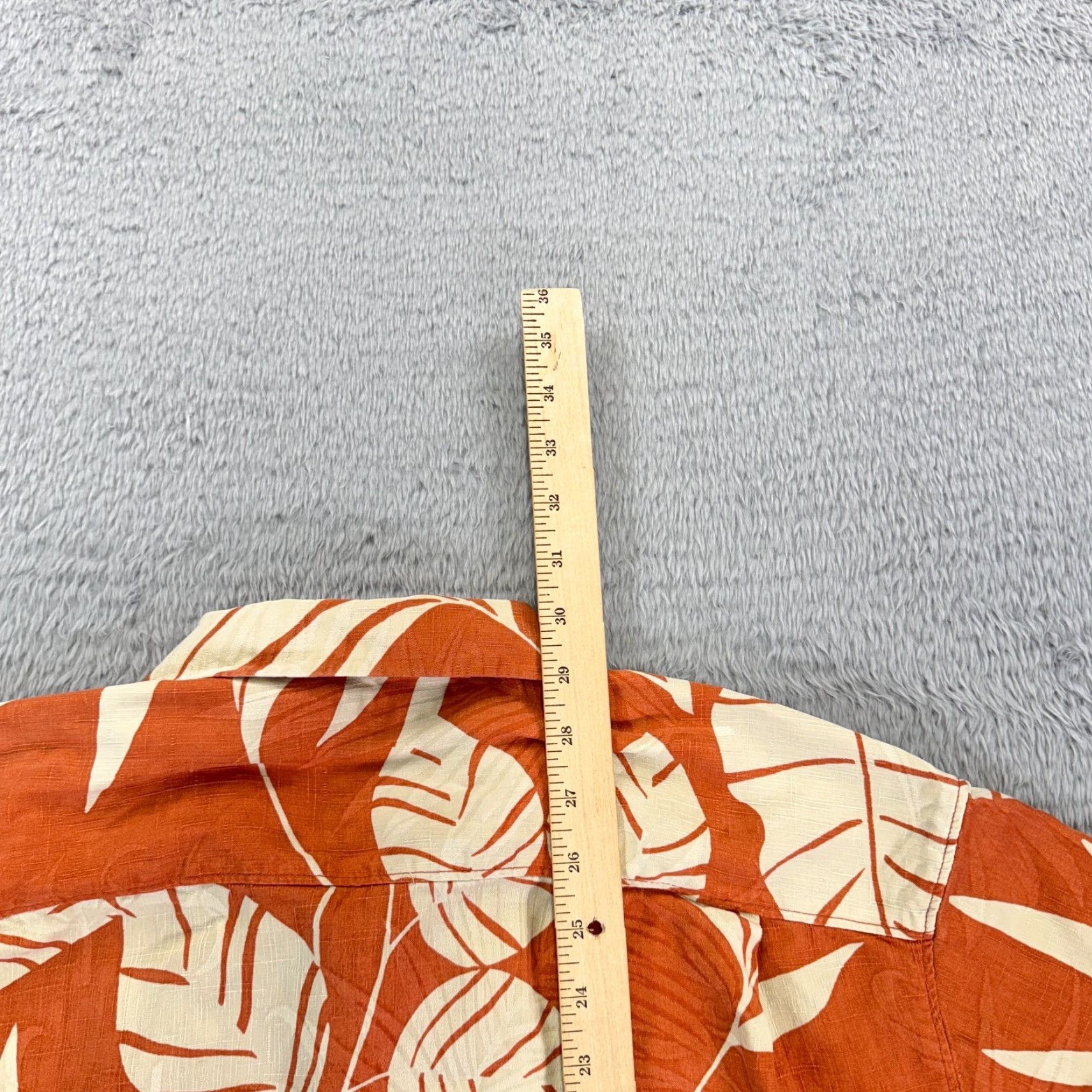 Tommy Bahama Tommy Bahama Shirt Mens Large Orange Hawaiian Floral Camp Beach Summer Button Size US L / EU 52-54 / 3 - 5 Thumbnail