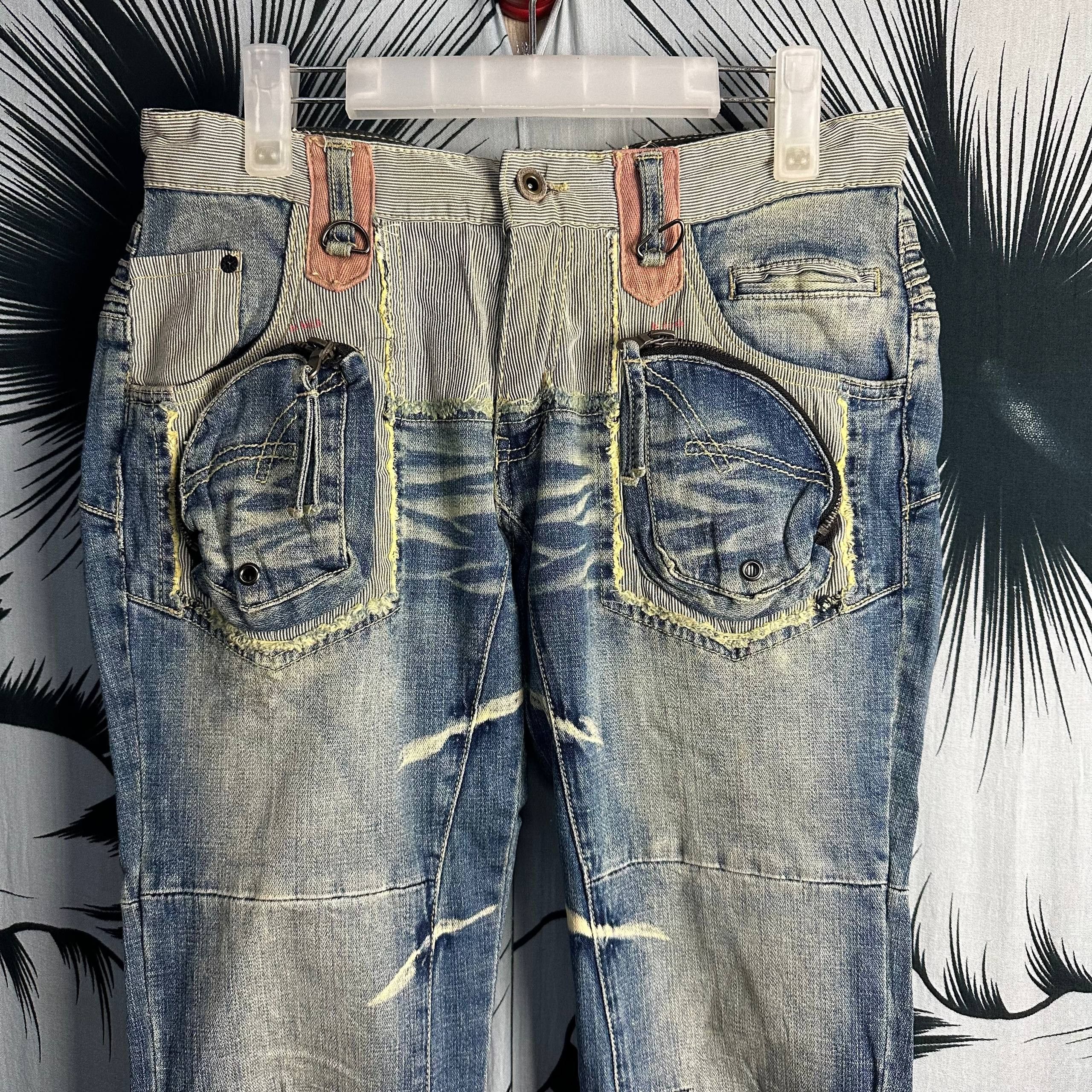 PPFM 2000s PPFM Eastern Rock Punk Denim Jeans Size US 32 / EU 48 - 7 Thumbnail