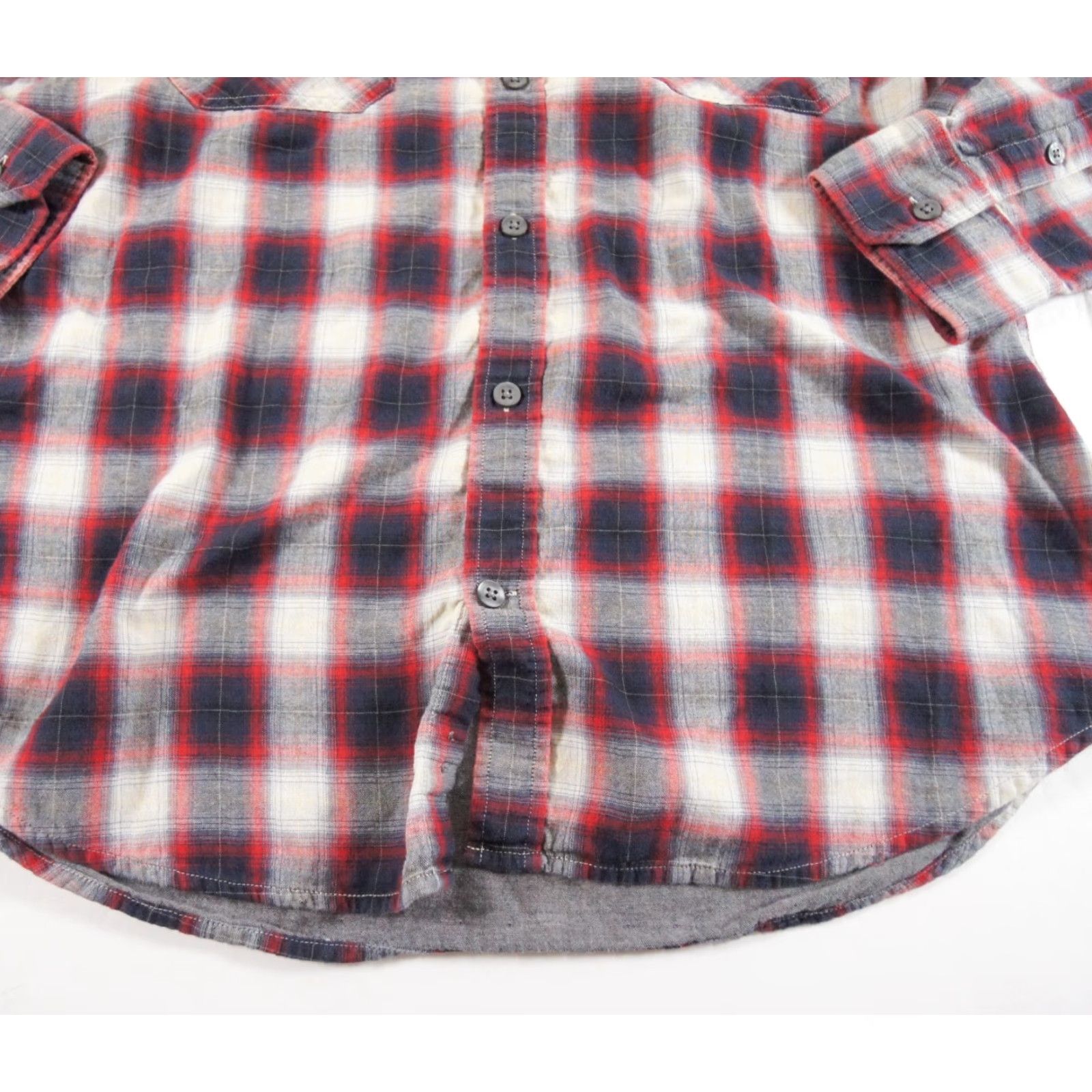 Vince Vince Mens XL Red Button-Up Shirt Plaid Check Long Sleeve Collared Classic Preppy Size US XL / EU 56 / 4 - 3 Thumbnail