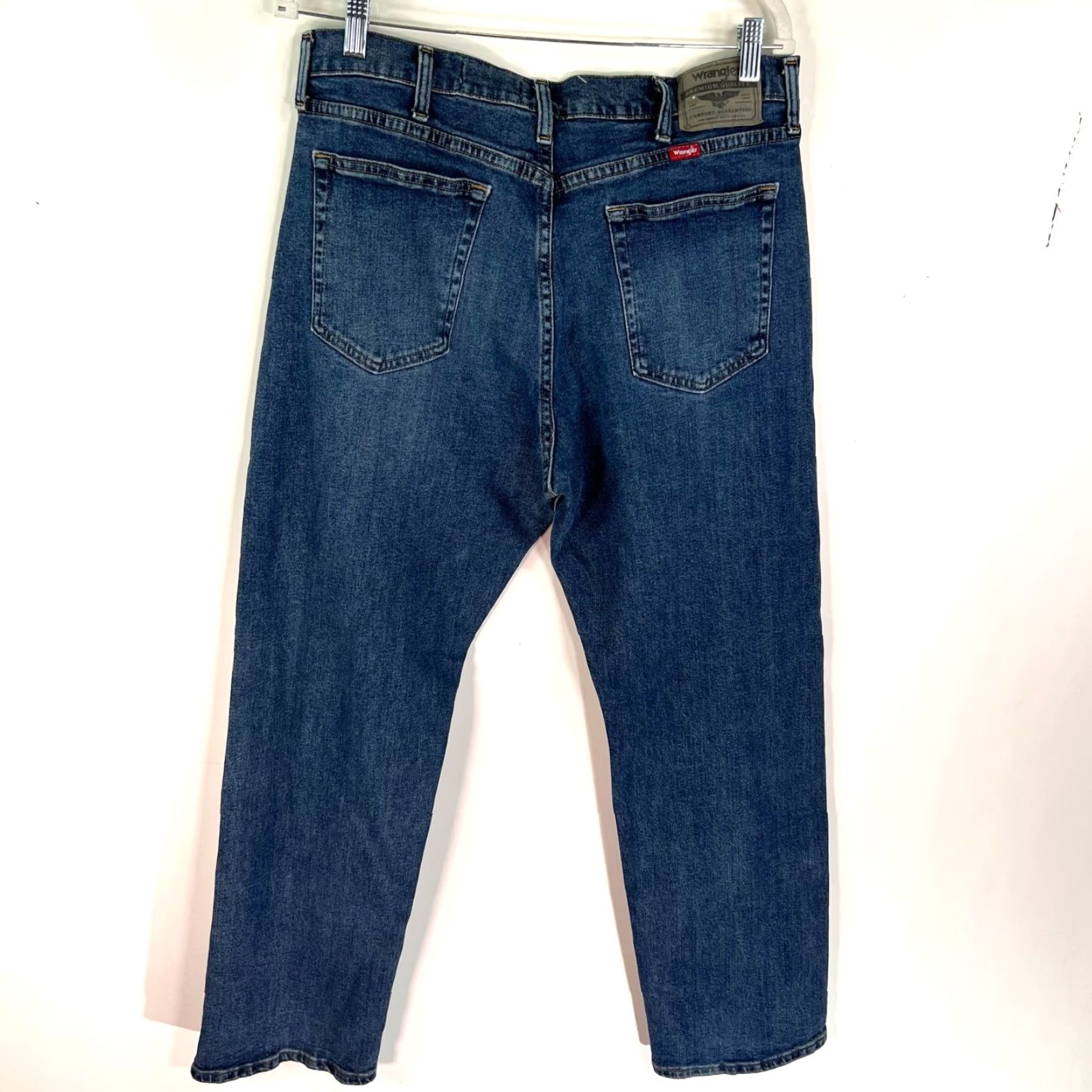 Wrangler Wrangler Jeans Relaxed Fit 34 Blue Straight Leg 34X30 Men Denim Wrangler Genuine 90s? Size US 34 / EU 50 - 5 Thumbnail