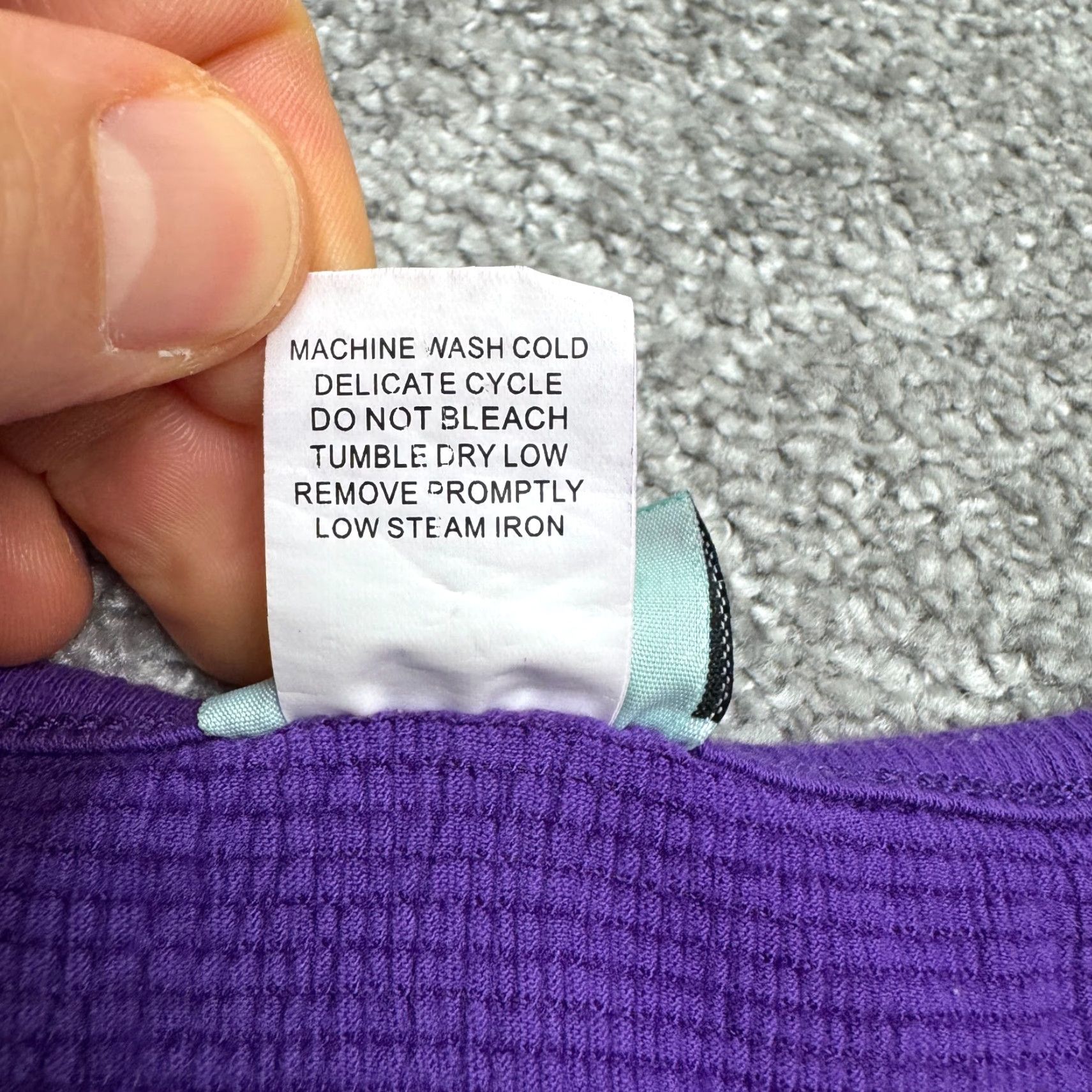 Vintage VINTAGE Sara Morgan T-Shirt Womens Large Purple Knit Basic Crew Neck Tee 90s Classic Retro Shirt Size L / US 10 / IT 46 - 6 Thumbnail