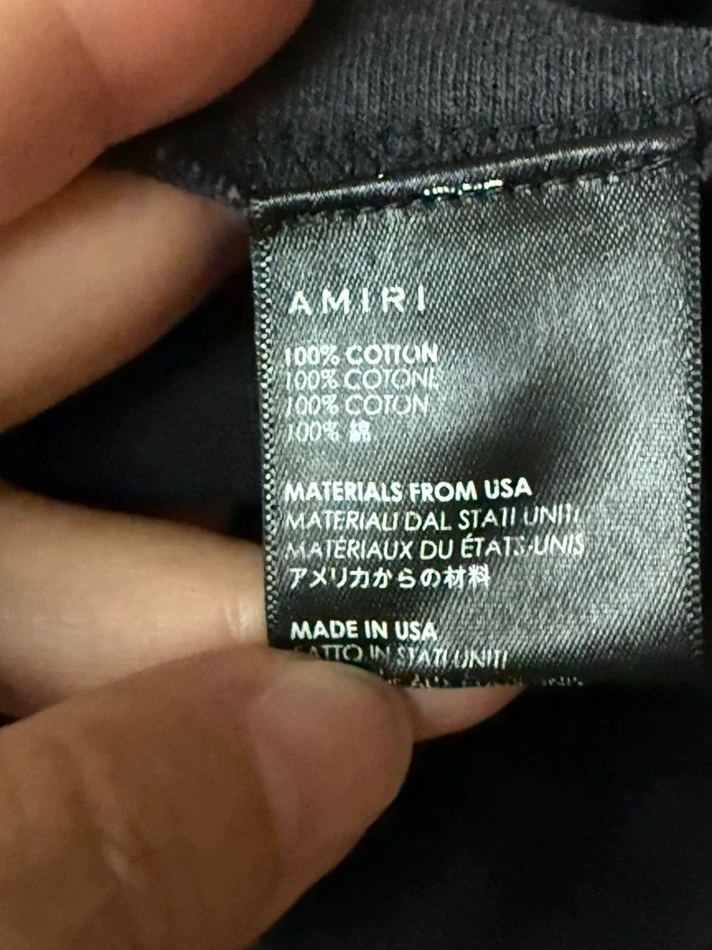 Amiri Amiri Short Sleeve T-Shirt Size US L / EU 52-54 / 3 - 4 Thumbnail
