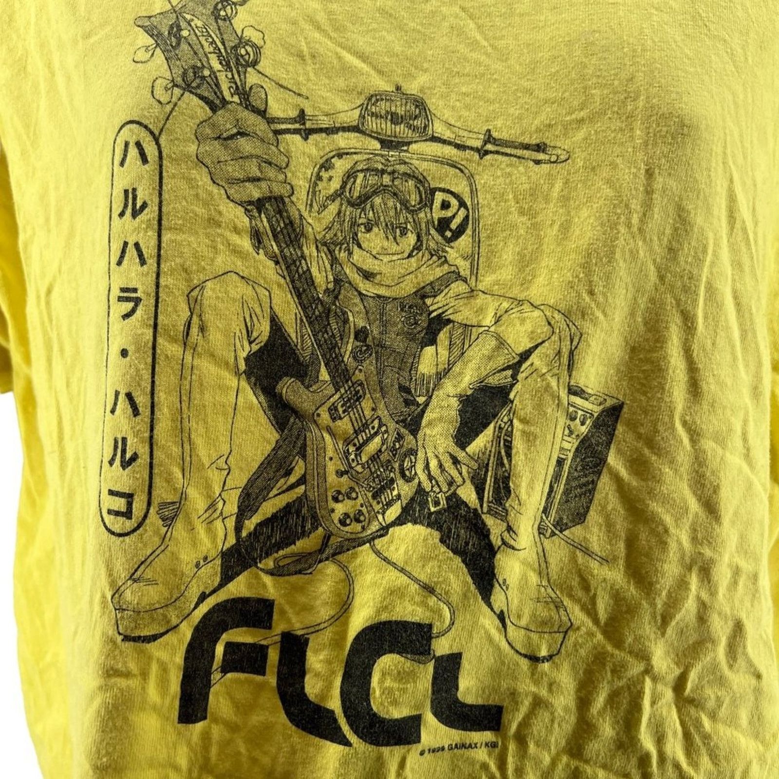 Vintage Vintage FLCL Shirt 1999 FOOLY COOLY Broccoli Guitar Anime Size US L / EU 52-54 / 3 - 3 Thumbnail
