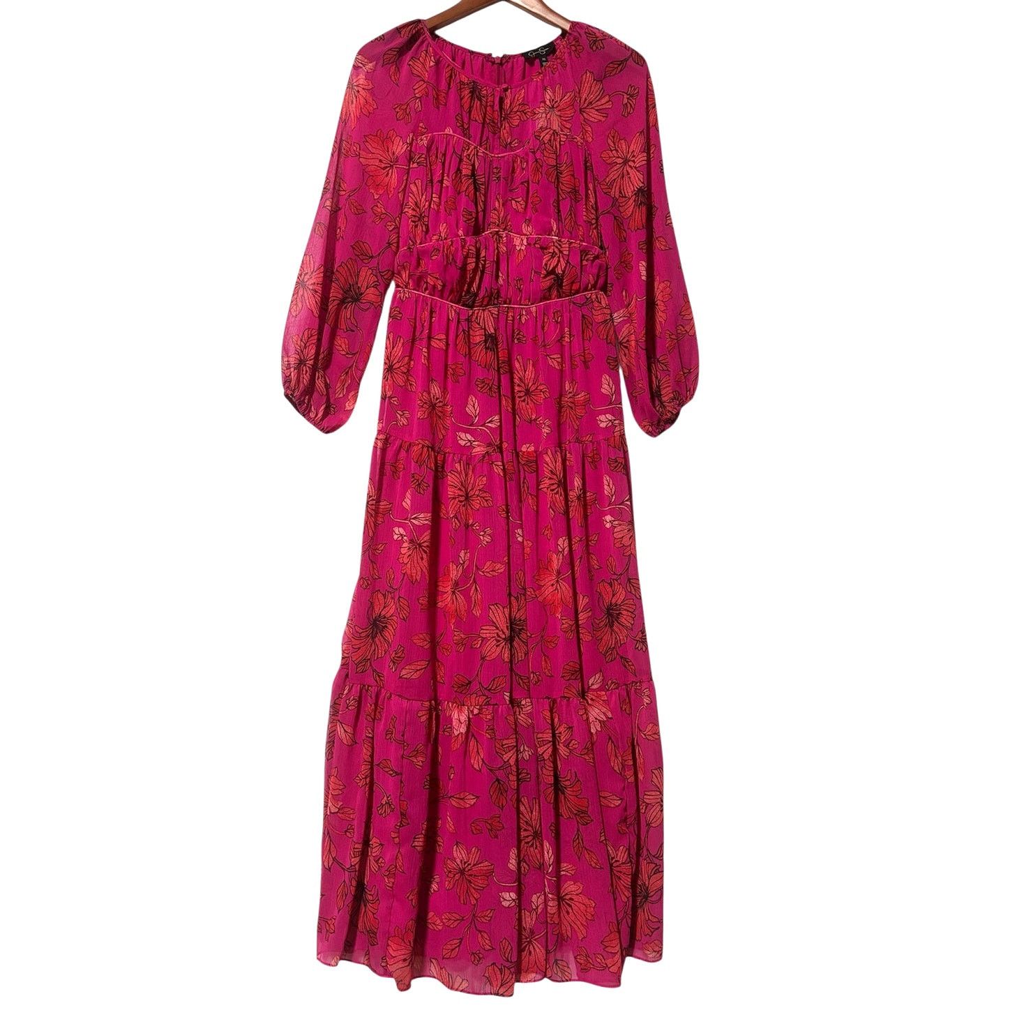 Jessica Simpson Size XS | JESSICA SIMPSON Women’s Tiered Maxi Dress | NWT Size XS / US 0-2 / IT 36-38 - 2 Thumbnail