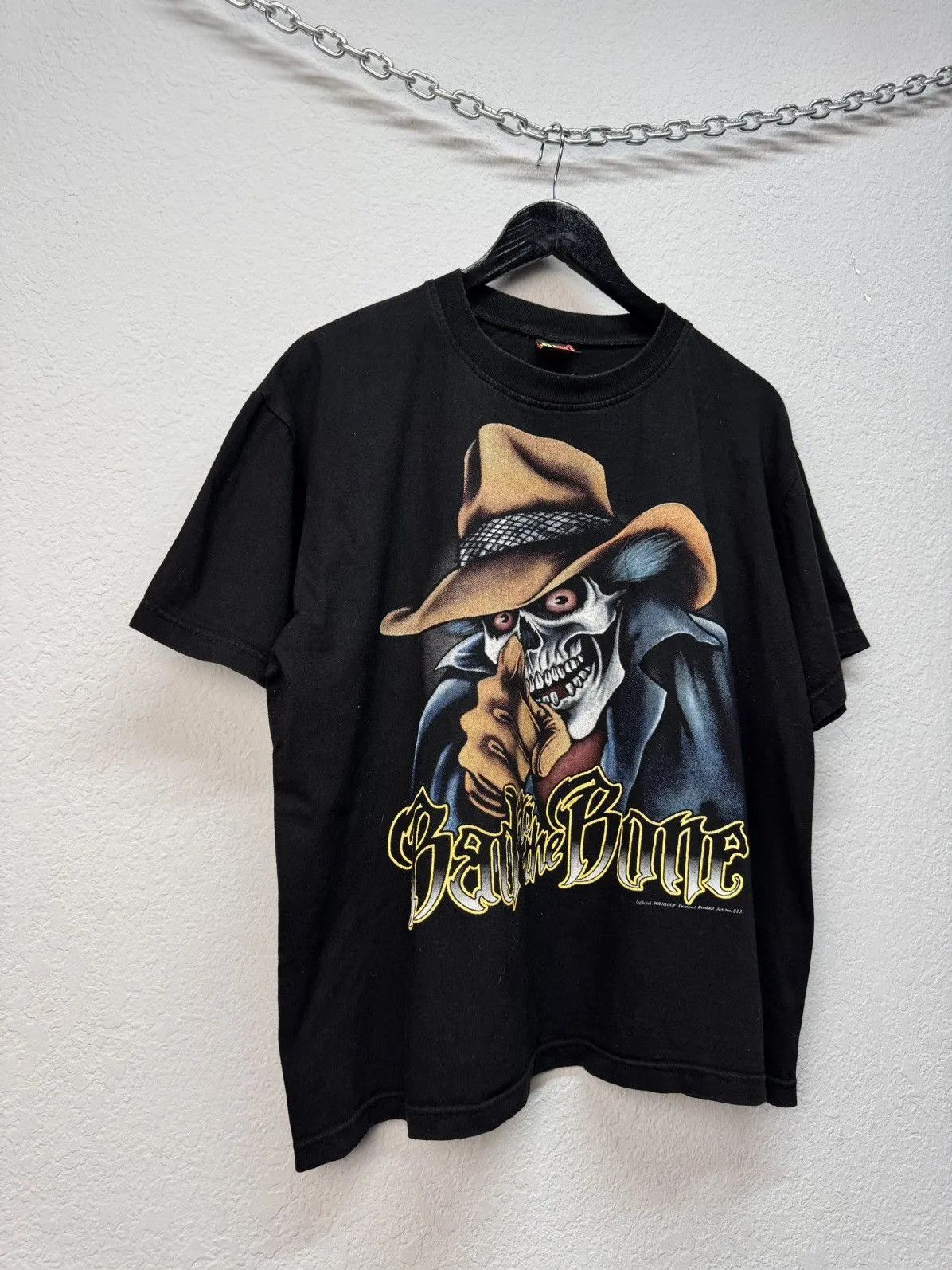 Band Tees × Vintage Ultra Rare 3D Emblem 1991 Bad to the Bone Tee Size US M / EU 48-50 / 2 - 5 Thumbnail