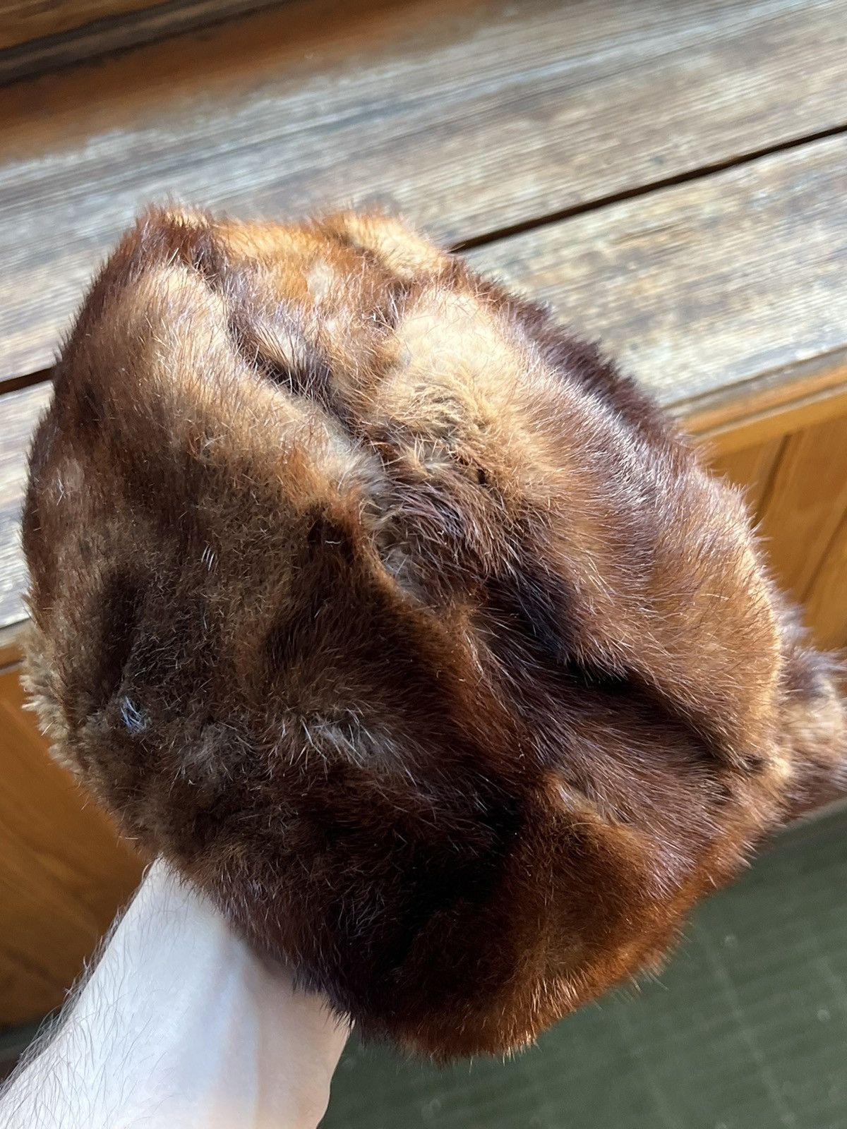 Vintage Vintage Ushanka Trapper Hat Furry Mohair Fuzzy Fur Hat Size ONE SIZE - 8 Thumbnail