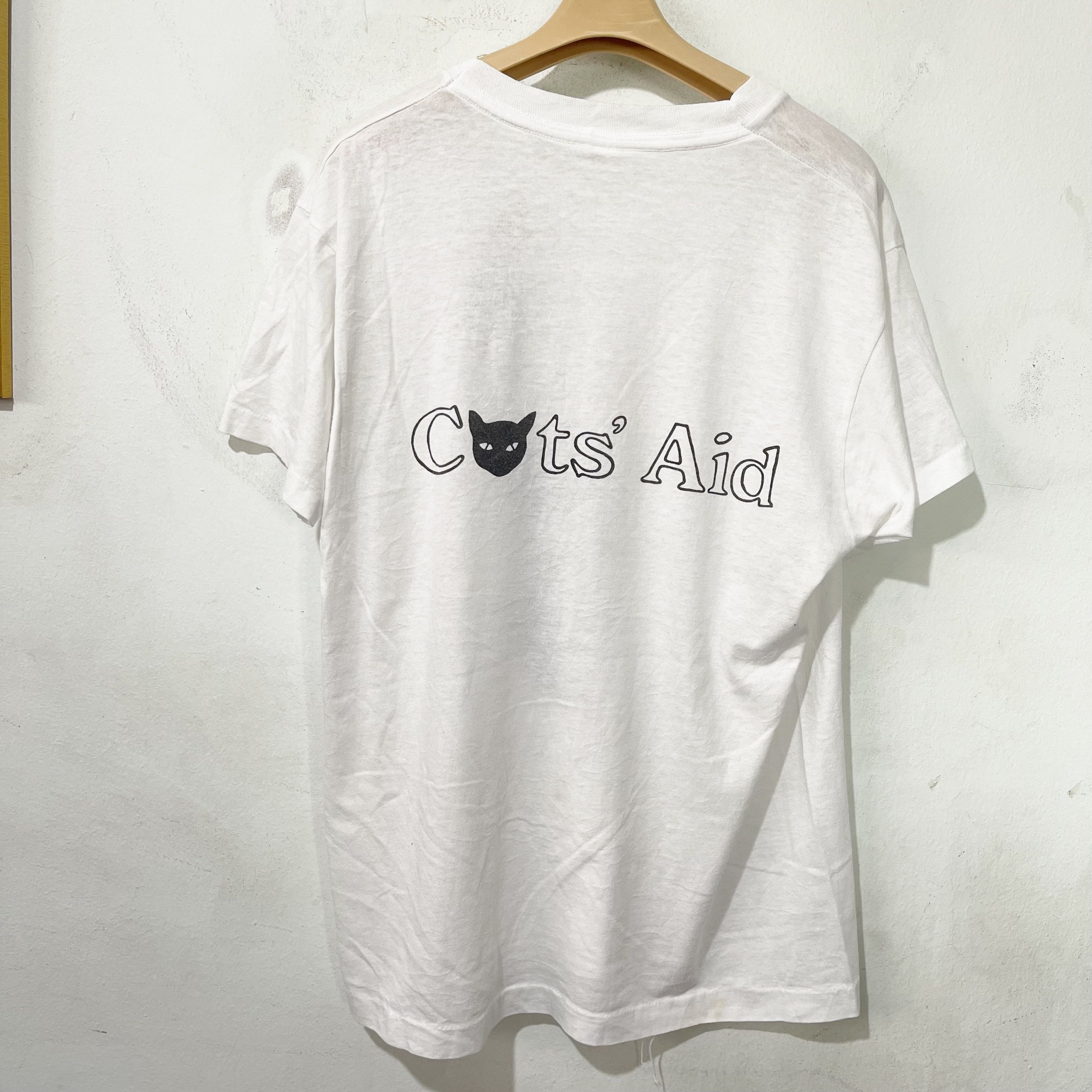 Vintage Vintage 1990s Cat Silhouette T-Shirt Size US M / EU 48-50 / 2 - 3 Thumbnail
