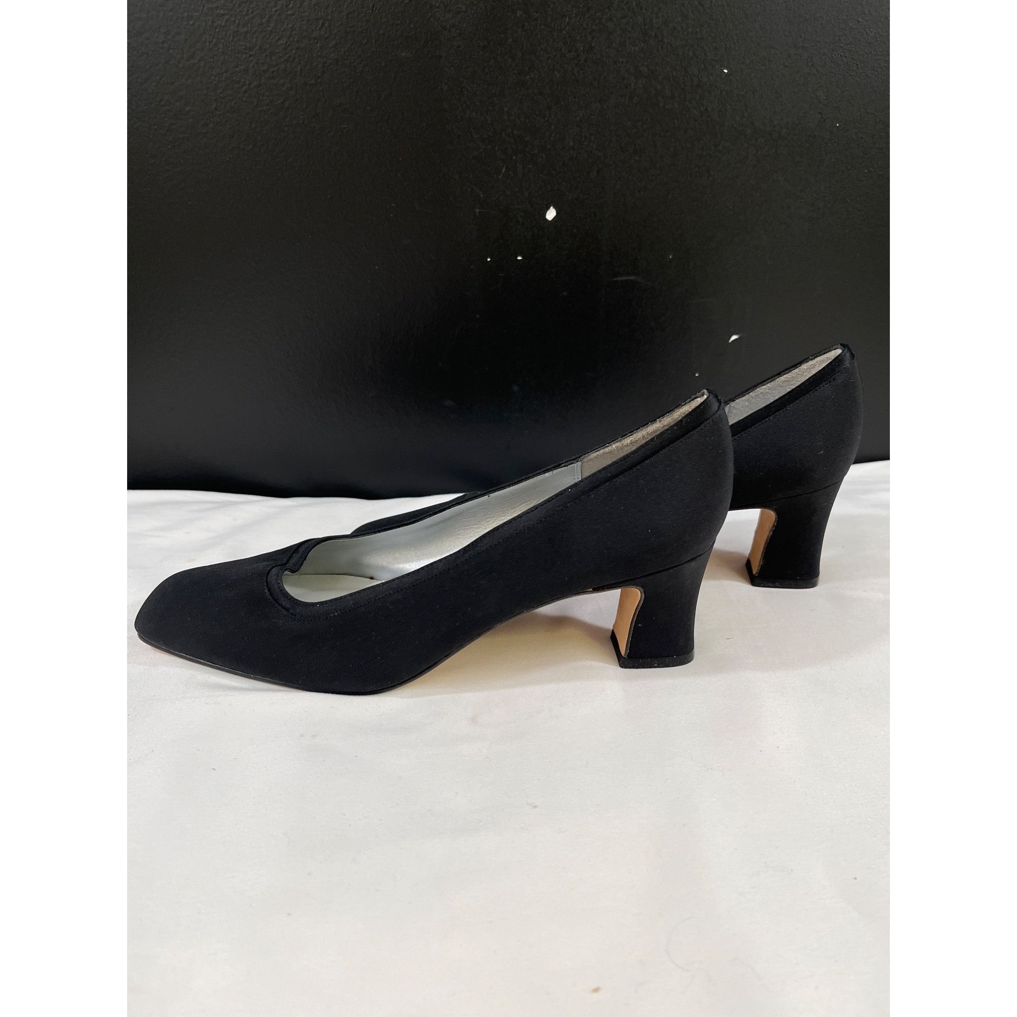 Other Nina Women's Black Leather Shoes/Heels Size 7.5 SKU 5769 Size US 7.5 / IT 37.5 - 4 Thumbnail