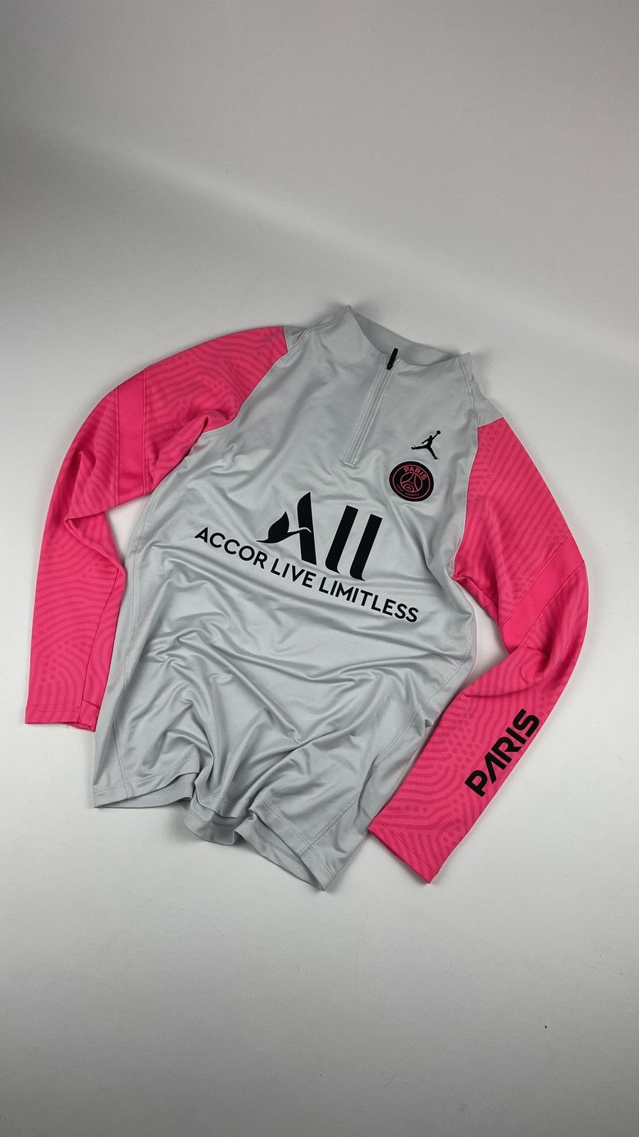 Long Sleeve Psg Training Top Pink PSG Paris Saint Germain Training