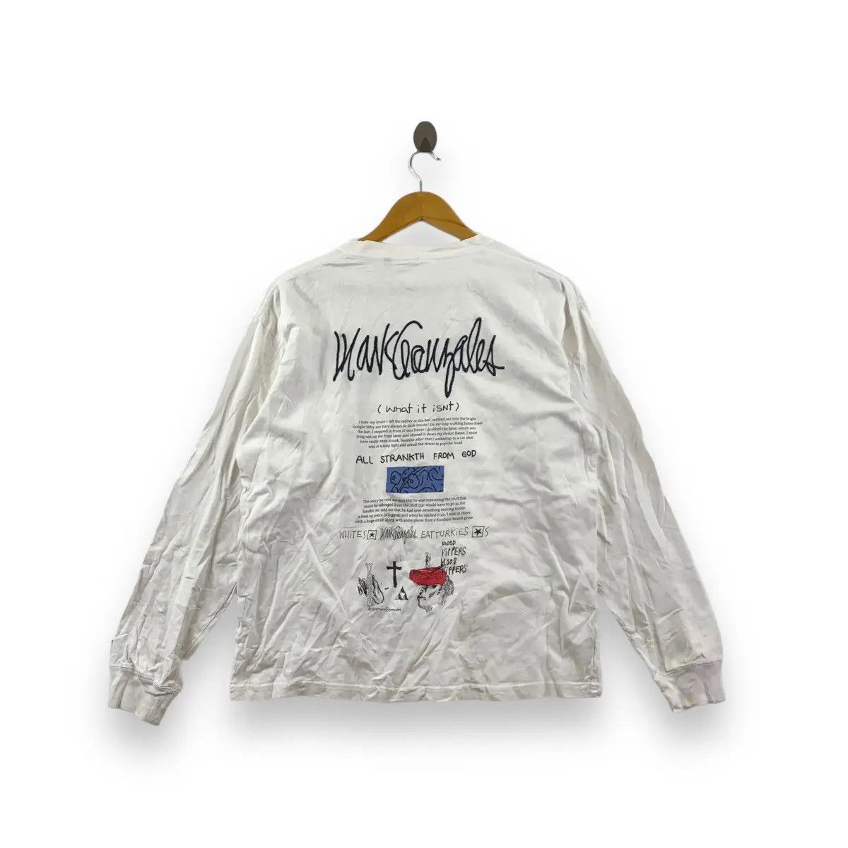 Vintage MARK GONZALES & TOMMY GUERRERO What It Isnt Album Tee Shirt Size US S / EU 44-46 / 1 - 1 Thumbnail