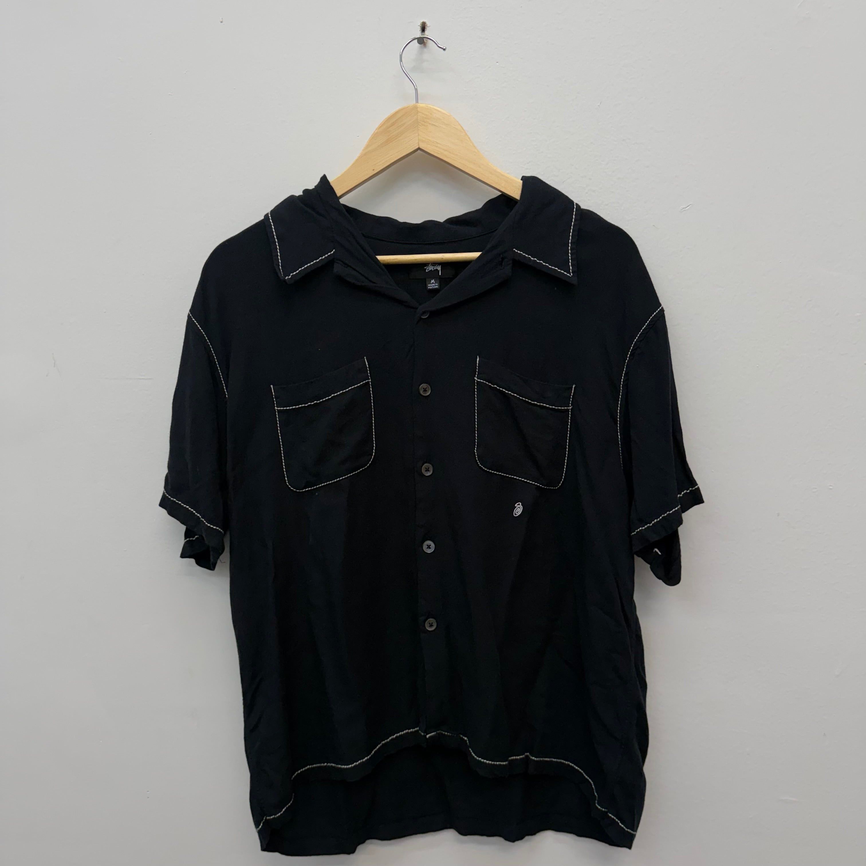 Stussy Stussy Contrast Pic Stitched Button Up Shit - Size M Size US M / EU 48-50 / 2 - 1 Thumbnail