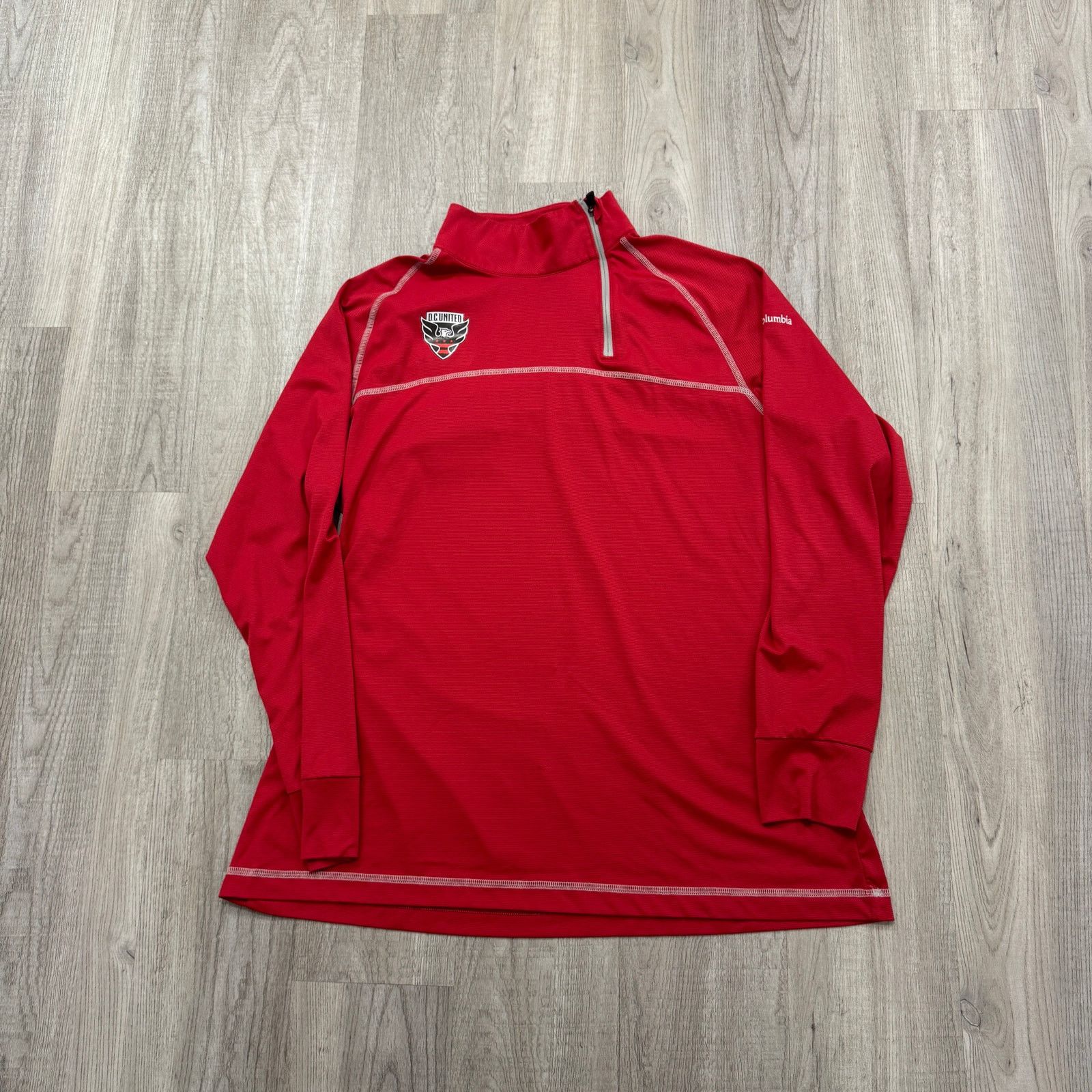 Columbia Columbia Omni-Wick Classic Golf DC United Pullover Large Size L / US 10 / IT 46 - 1 Thumbnail