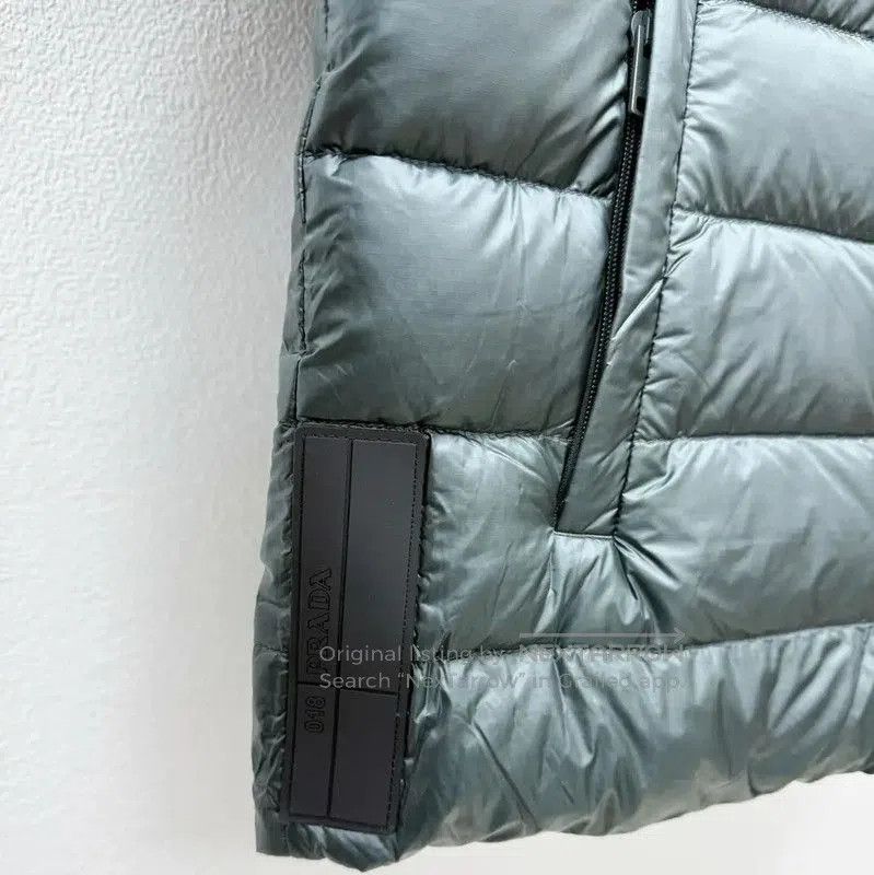 Prada Prada Gray Men's Puffer Jacket in XL Size. Size US XL / EU 56 / 4 - 2 Thumbnail