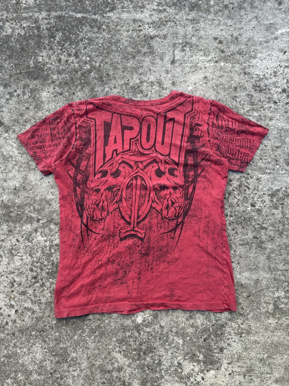 Tapout Y2K Tapout Logo T-shirt Streetwear Avant Garde Style Opium Size US M / EU 48-50 / 2 - 4 Thumbnail