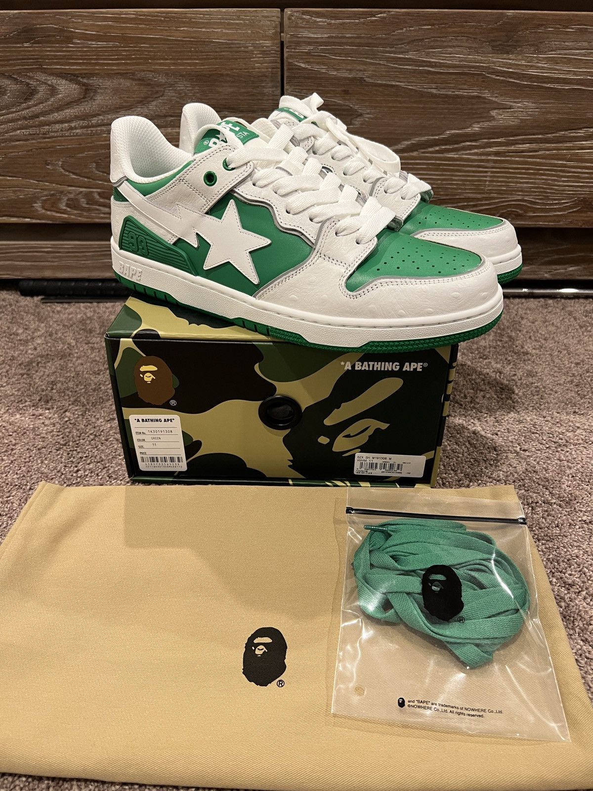 Bape SK8 STA #1 Size US 11 / EU 44 - 1 Thumbnail