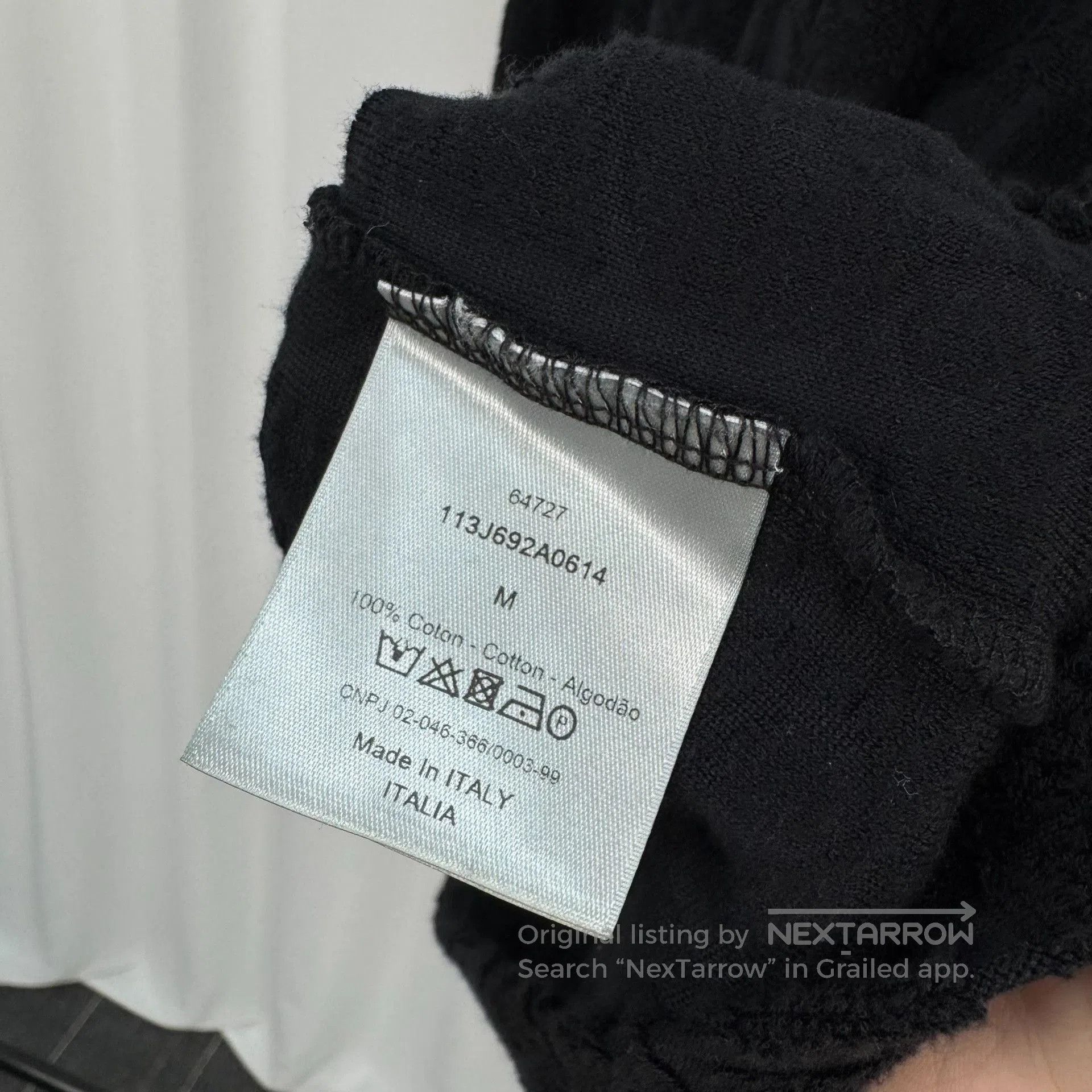Dior Dior Black Monogram Terry Short-Sleeve. Size US M / EU 48-50 / 2 - 6 Thumbnail