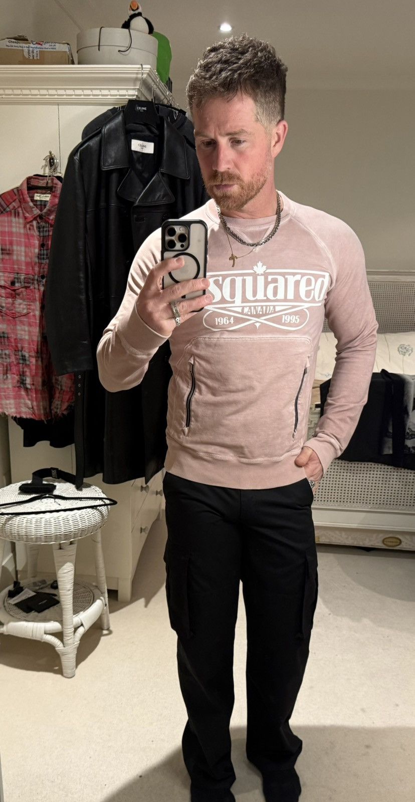 Dsquared2 SS11 Dsquared2 pink logo zip crewneck sweater S Size US S / EU 44-46 / 1 - 5 Thumbnail