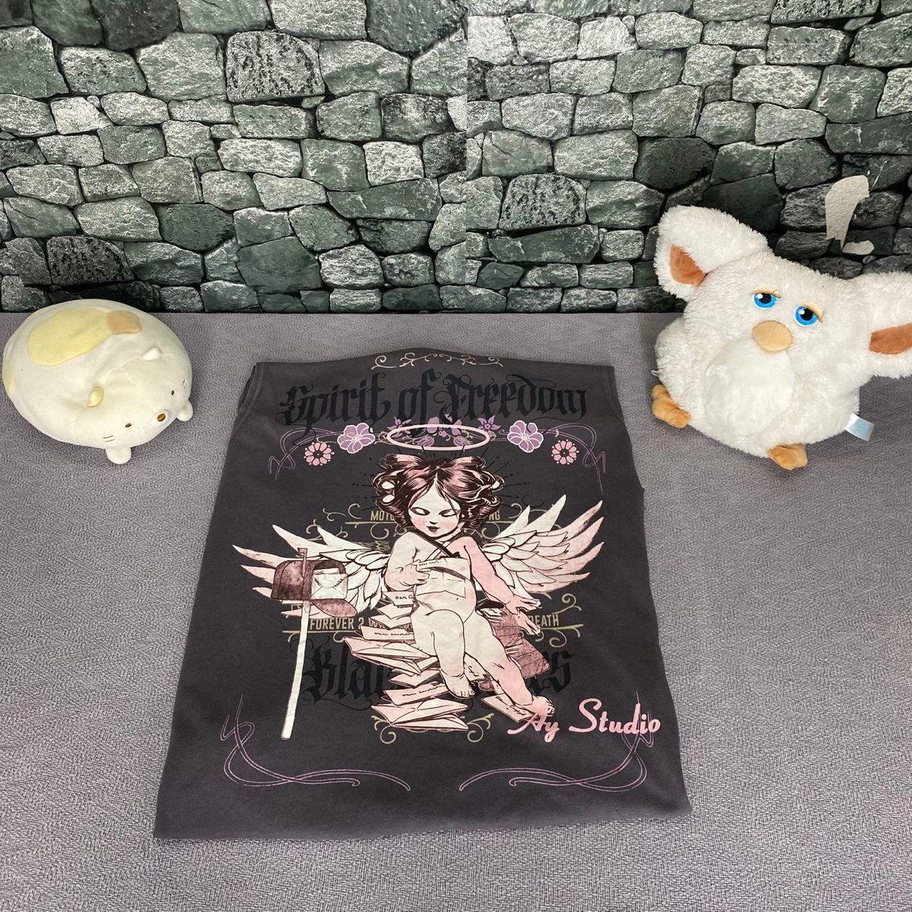 Japanese Brand Ay Studio Spirit Of Freedom Punk Singlet Size US M / EU 48-50 / 2 - 7 Thumbnail