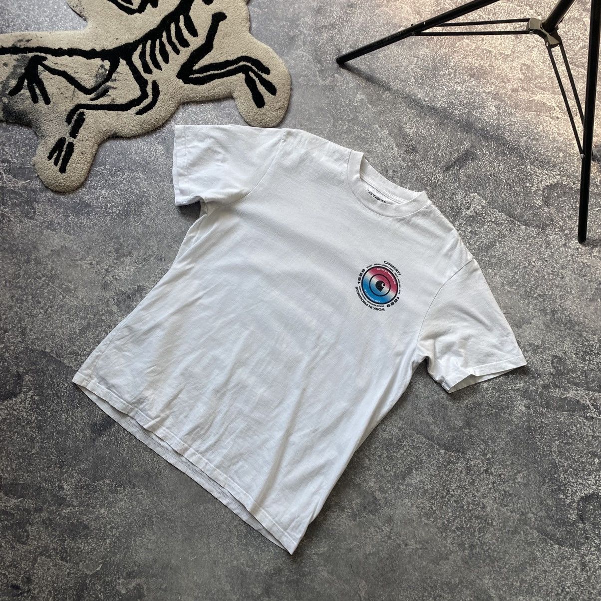 Carhartt Men’s Carhartt Wip big logo designer y2k Streetwear tee Size US M / EU 48-50 / 2 - 5 Thumbnail