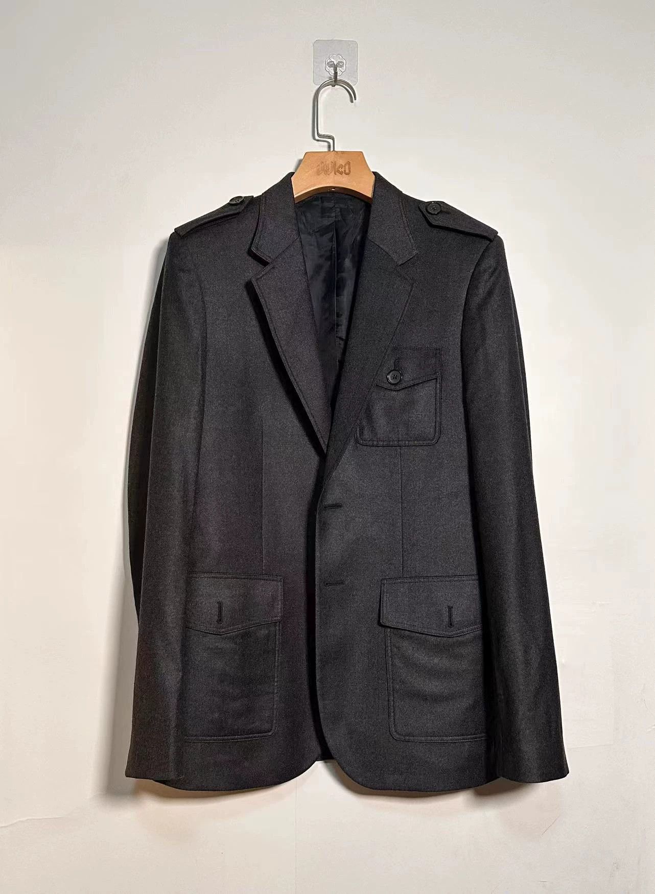 Balenciaga balenciaga dark gray blazer 175+ Size 46R - 7 Thumbnail