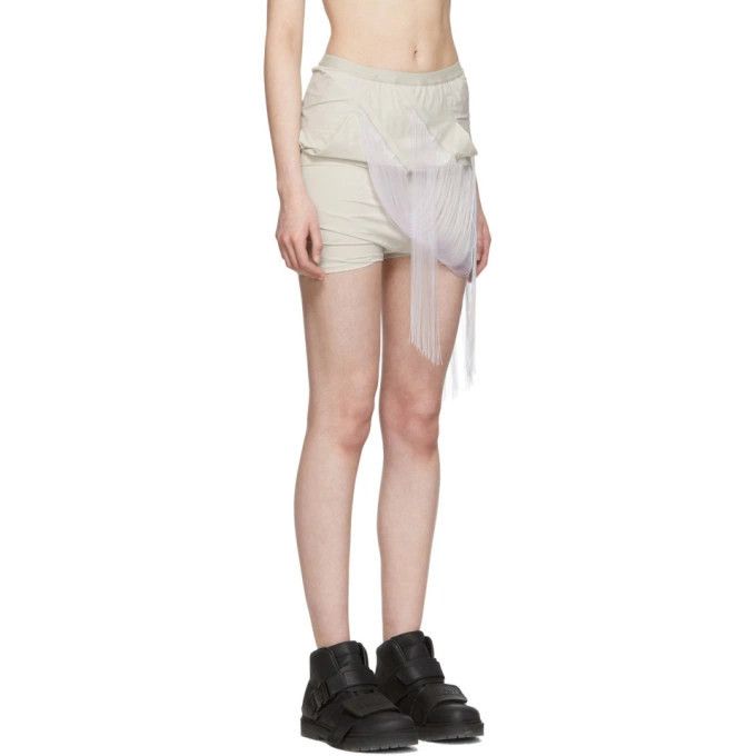 Rick Owens o1y0126 Short in Light Gray Size 28" / US 6 / IT 42 - 2 Thumbnail