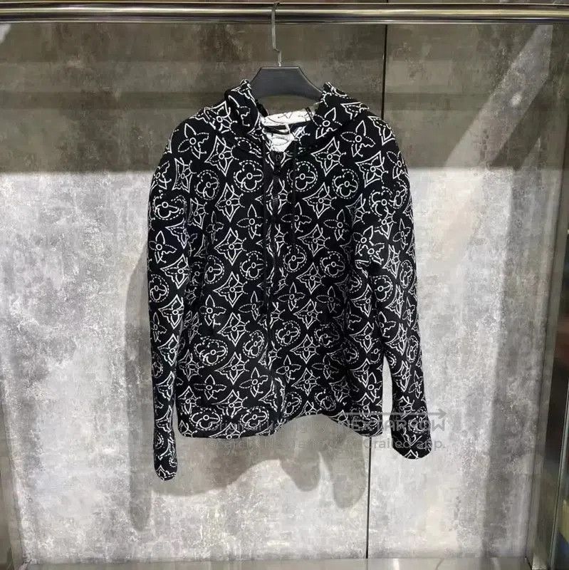 Louis Vuitton Louis Vuitton Black Cotton Men's Jacket . Size US L / EU 52-54 / 3 - 1 Thumbnail