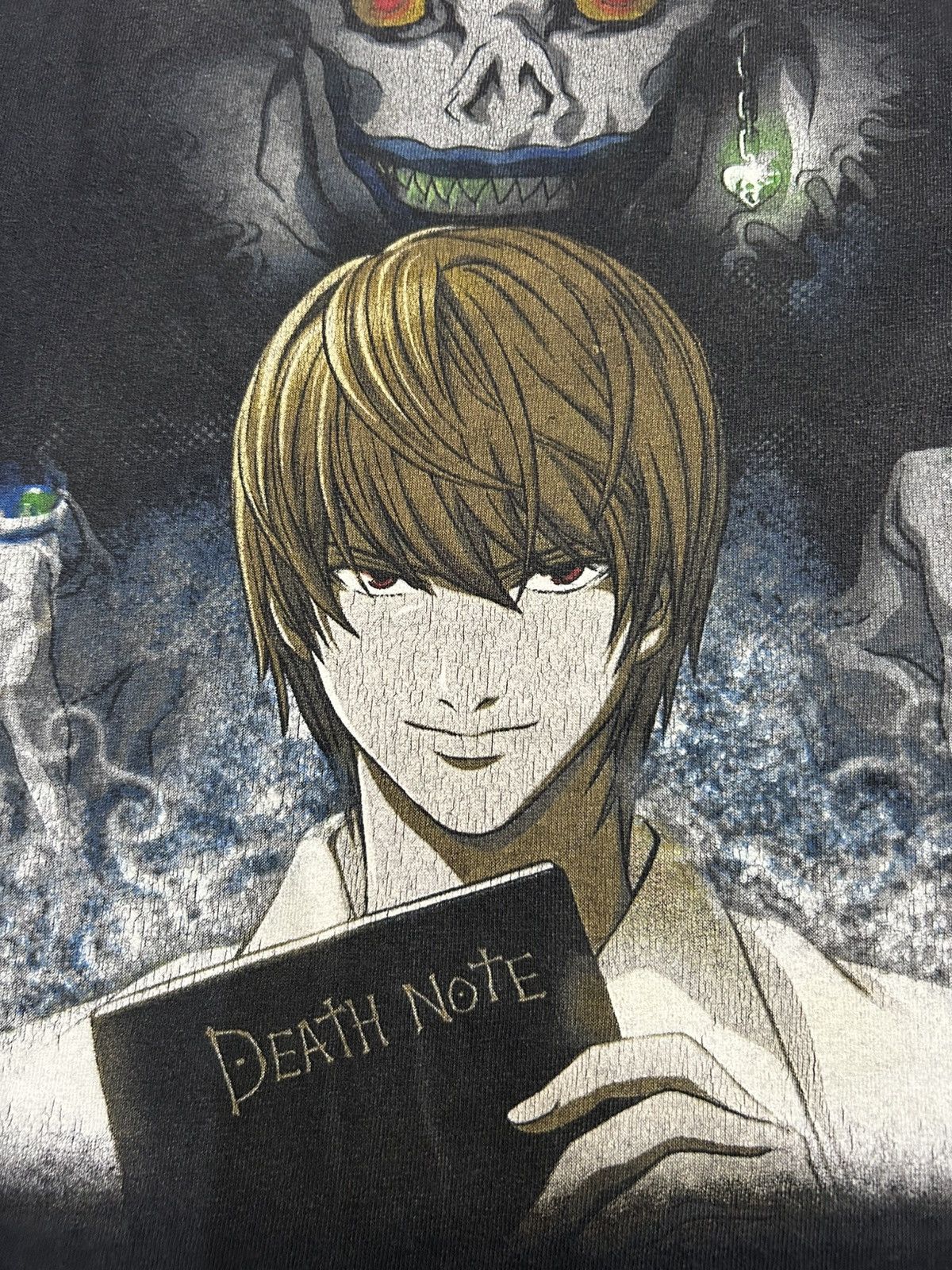 Anime Vintage Death Note Shonen Jump Anime Manga Shirt Sunfaded Size US S / EU 44-46 / 1 - 4 Thumbnail