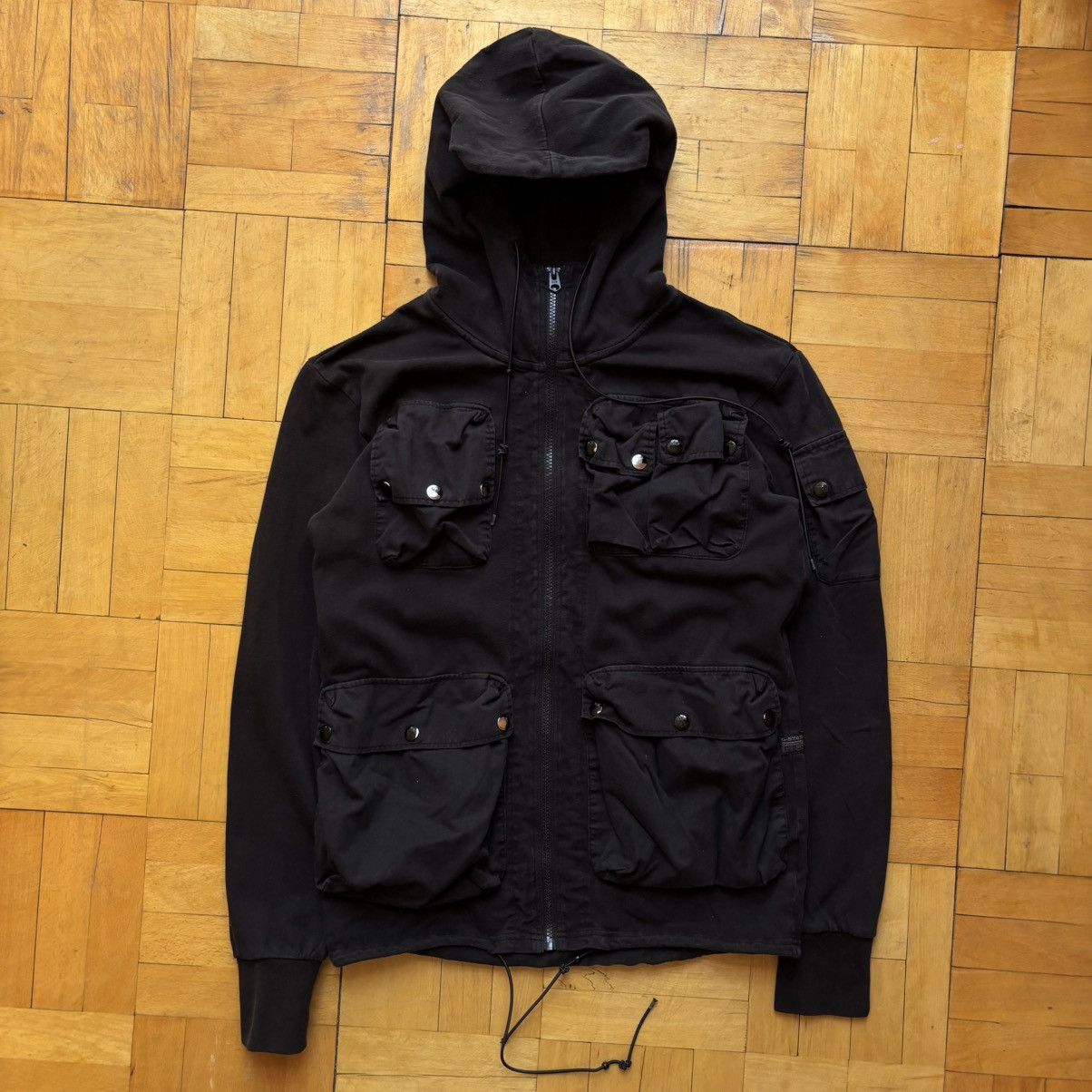 Engineered Garments G-Star Raw Cargo Techwear Multi-Pocket Hoodie Jacket Size US M / EU 48-50 / 2 - 1 Thumbnail