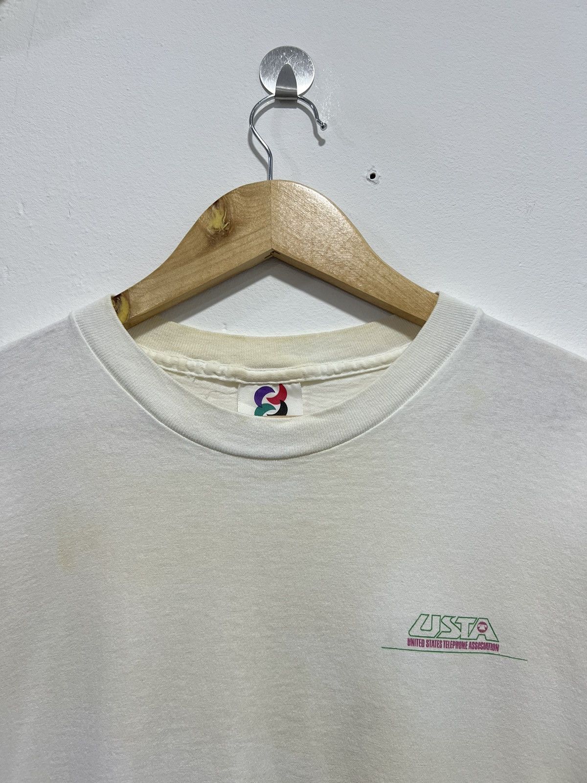 Vintage Vintage 90’s United States Telephone Association Tshirt Size US L / EU 52-54 / 3 - 8 Thumbnail