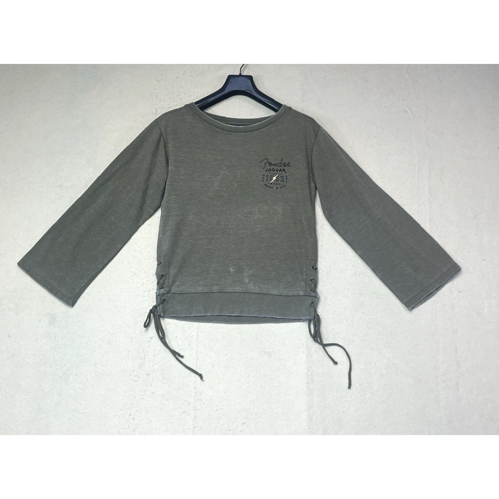 Lucky Brand Lucky Brand Sweater Womens XS Crew Neck Long Sleeve Green Pullover Sweatshirt Size XS / US 0-2 / IT 36-38 - 2 Thumbnail