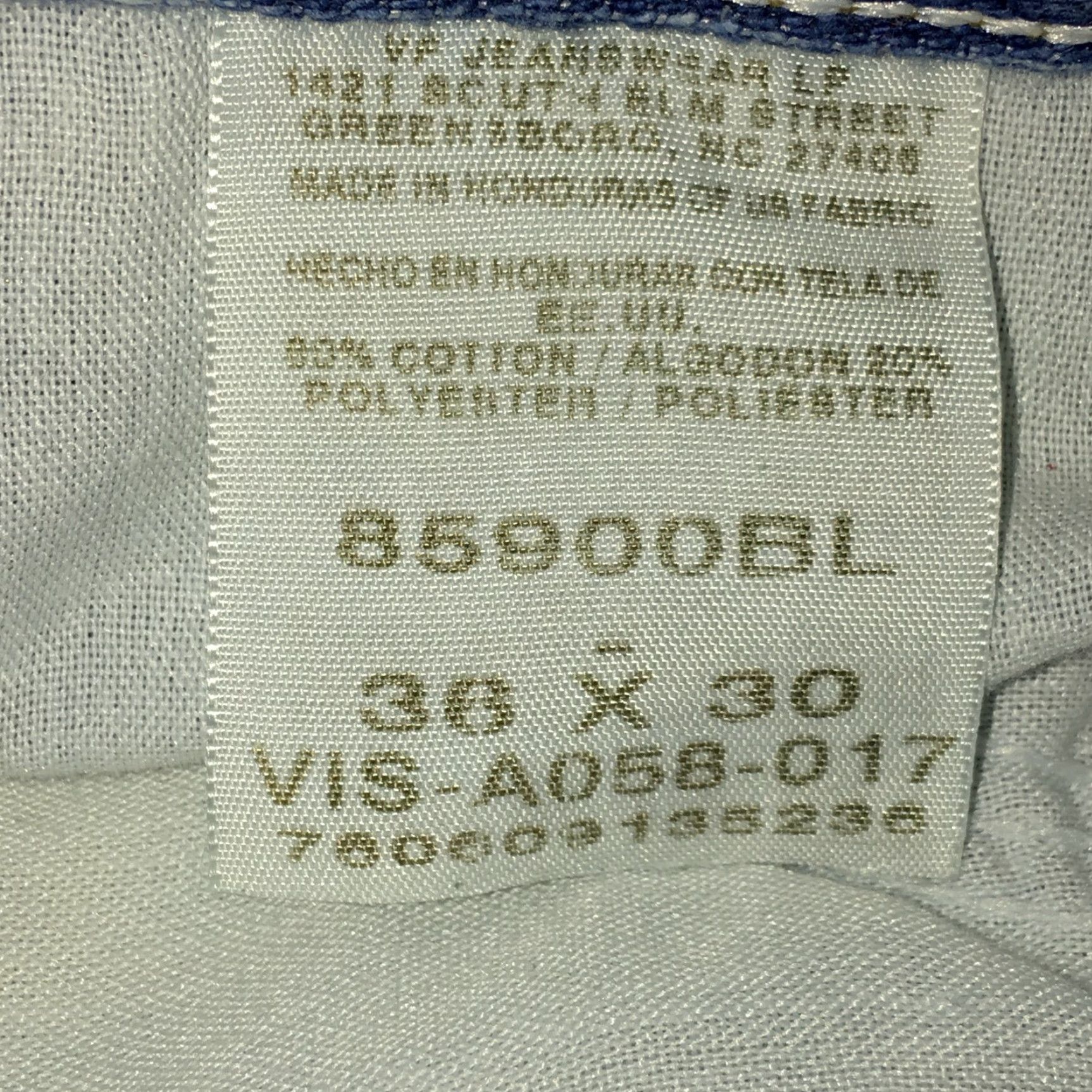 Wrangler VINTAGE Wrangler Mens Casual Straight Leg Flat Front Blue Denim Jeans Size 36X30 Size US 36 / EU 52 - 4 Thumbnail