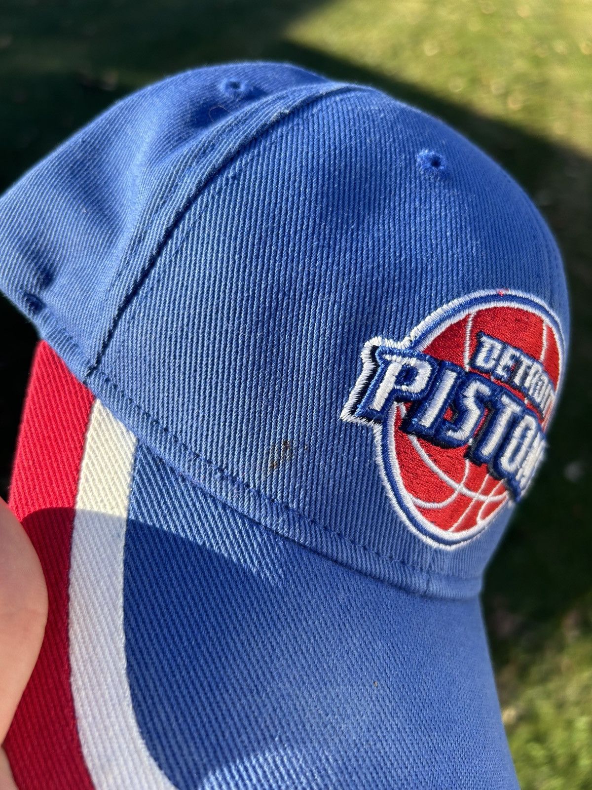 NBA Y2K Reebok Detroit Pistons Hat Size ONE SIZE - 4 Thumbnail
