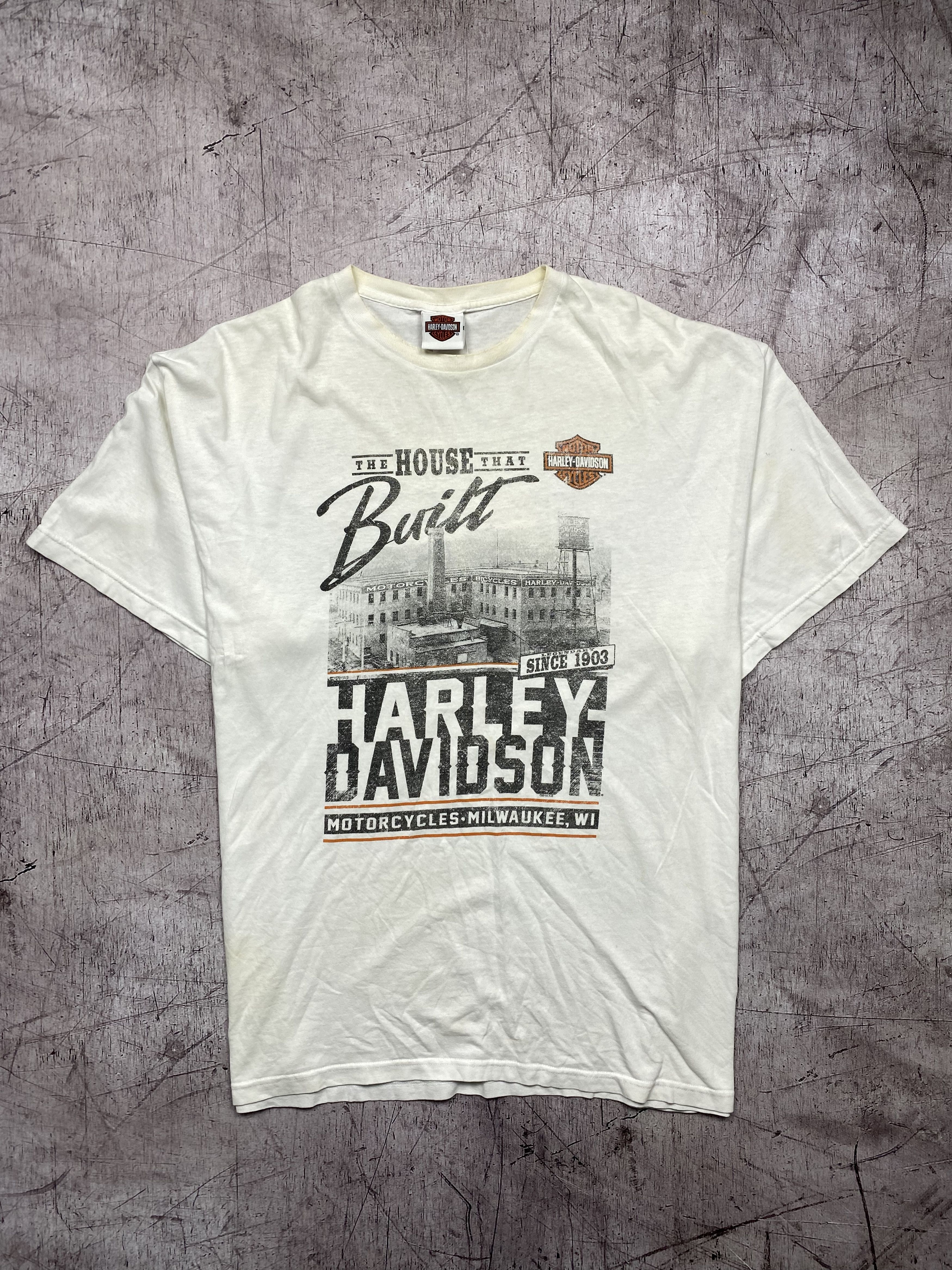 Harley Davidson × Vintage Harley Davidson Vintage t-shirt tee Size US XL / EU 56 / 4 - 3 Thumbnail