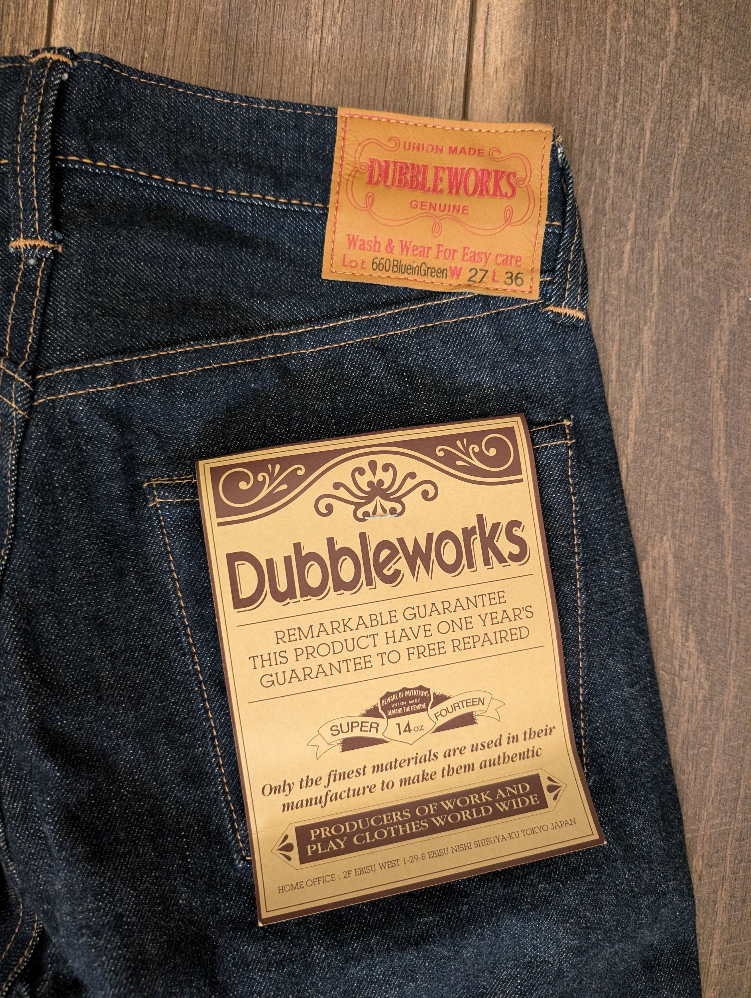 Warehouse New Dubbleworks / Warehouse x Blue in Green 660 Size US 27 - 4 Thumbnail