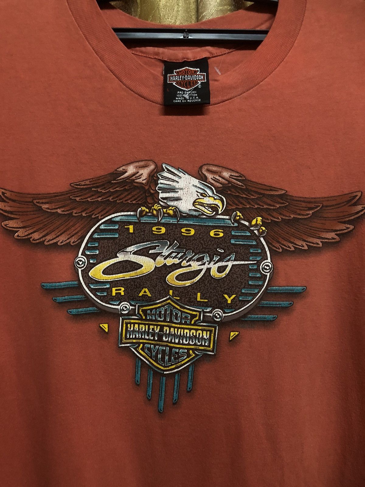 Harley Davidson × Vintage Vintage 90s Harley Davidson Sturgis Black Hills Size US L / EU 52-54 / 3 - 8 Thumbnail