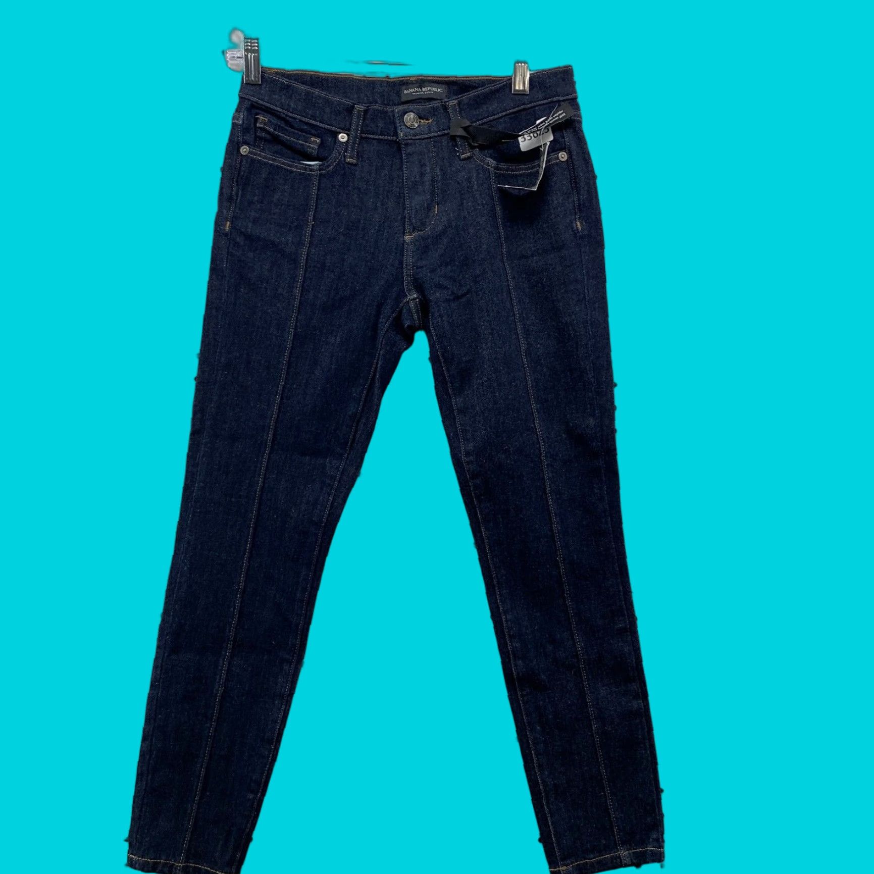 Banana Republic Banana Republic Jeans Skinny Denim Women Petite 27x25 Blue 5-Pocket Cotton Blend NWT/mINT Size 27" / US 4 / IT 40 - 1 Thumbnail