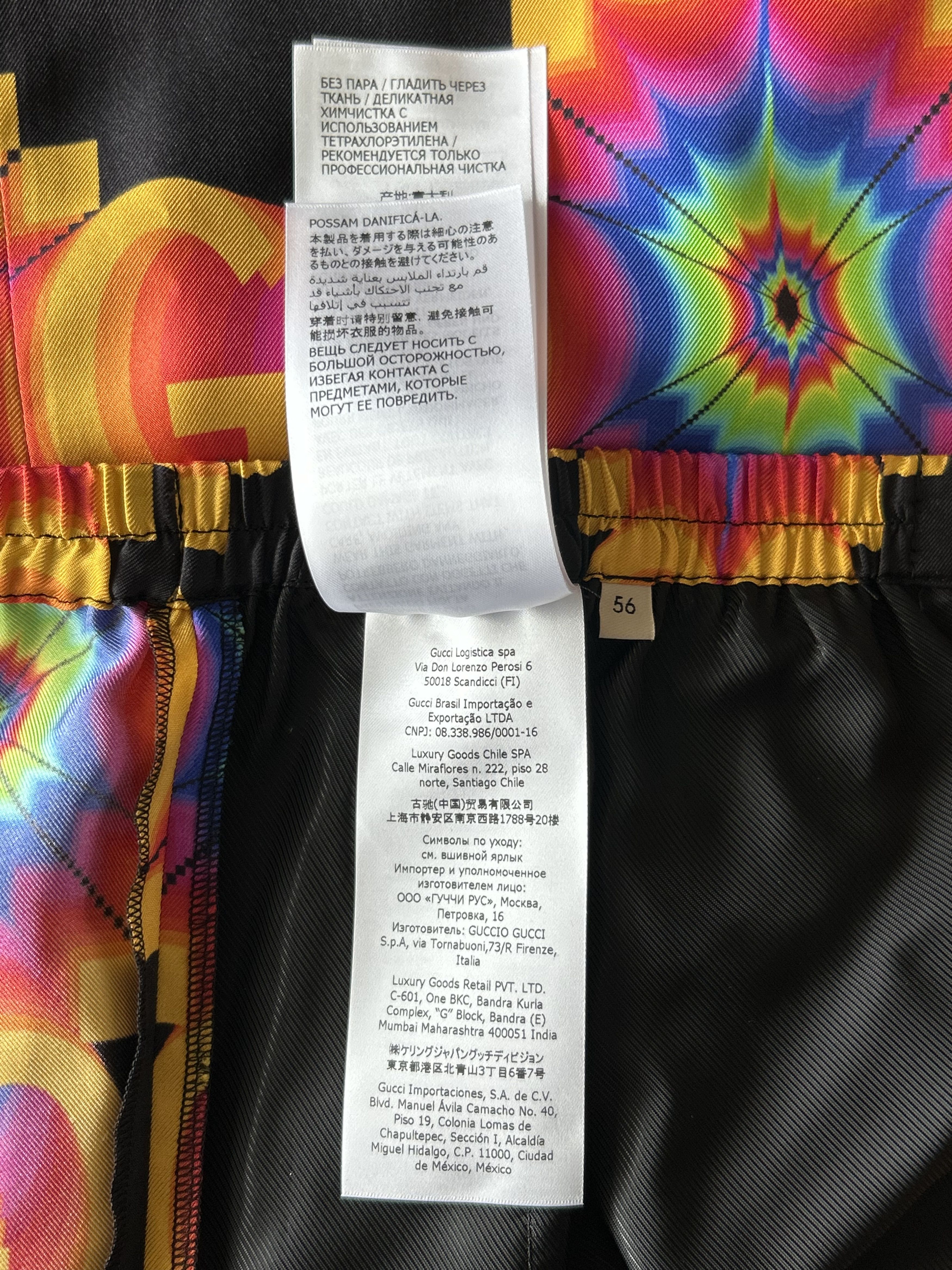 Gucci Gucci Black & Multicolor GG Kaleidoscope Shorts Size US 40 / EU 56 - 7 Thumbnail