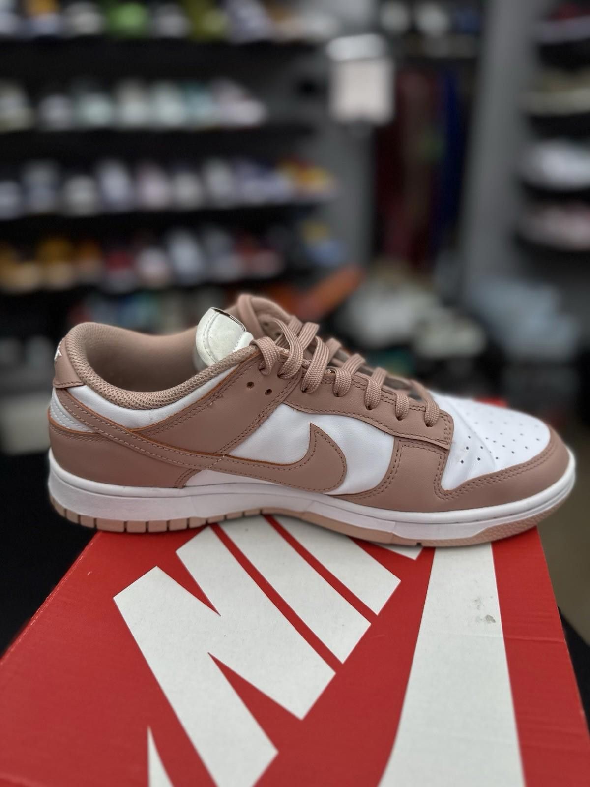 Nike Size 11.5W - Nike Dunk Low Rose Whisper Pink White Leather Size US 11.5 / IT 41.5 - 7 Thumbnail