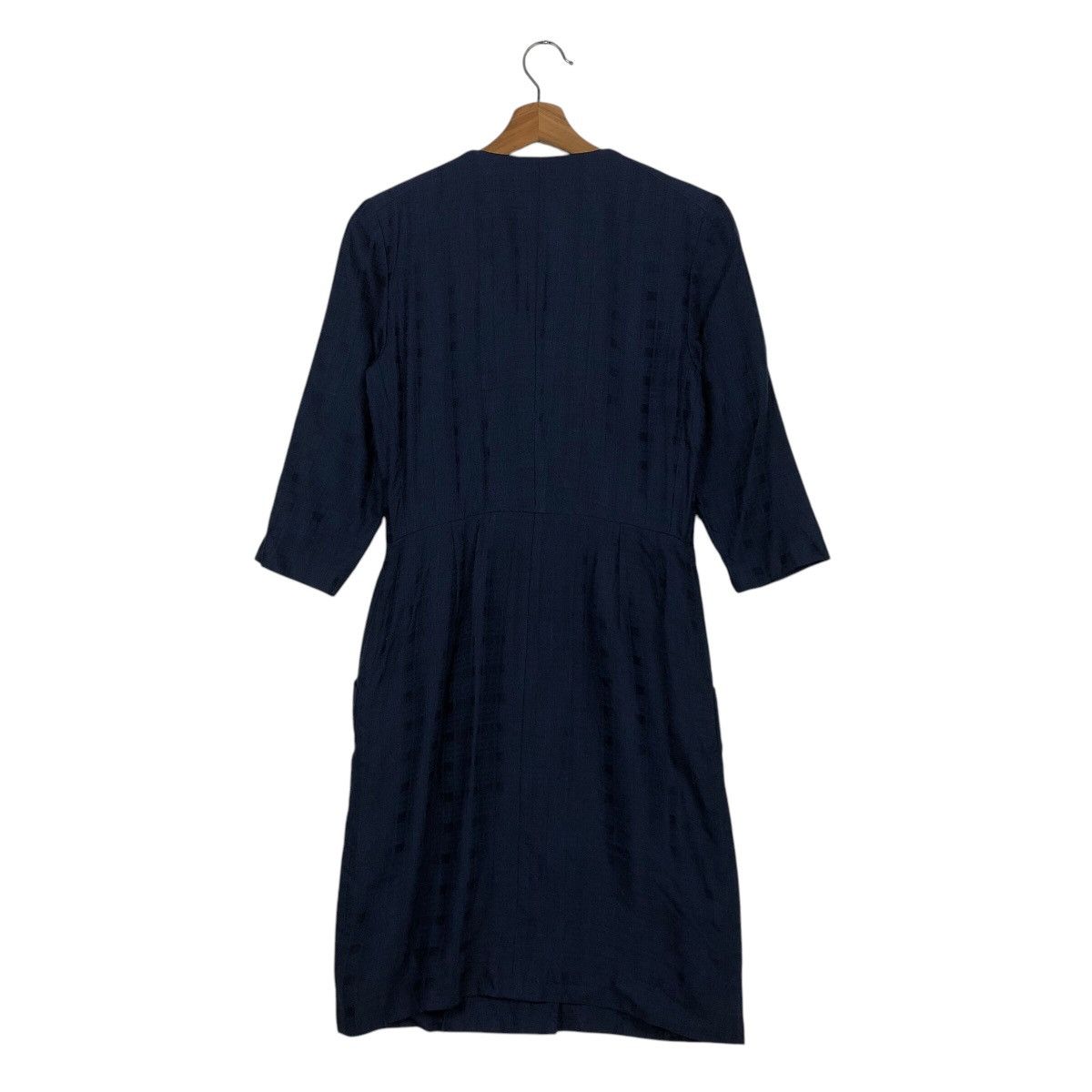Designer × Yves Saint Laurent 📌Vintage Yves Saint Laurent Dress Rich Blue Size XS / US 0-2 / IT 36-38 - 10 Thumbnail