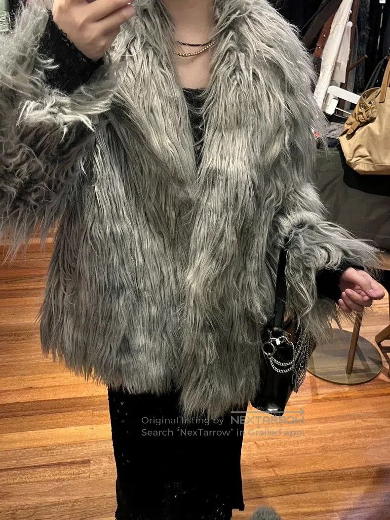 Dries Van Noten Dries Van Noten 2013 Faux Fur Coat L. Size US L / EU 52-54 / 3 - 5 Thumbnail