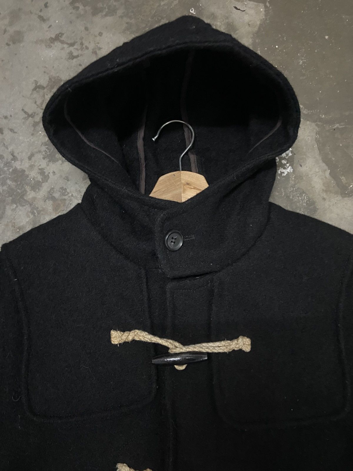 Issey Miyake Tete Homme by Issey Miyake Wool Duffle Jacket Size US L / EU 52-54 / 3 - 10 Thumbnail