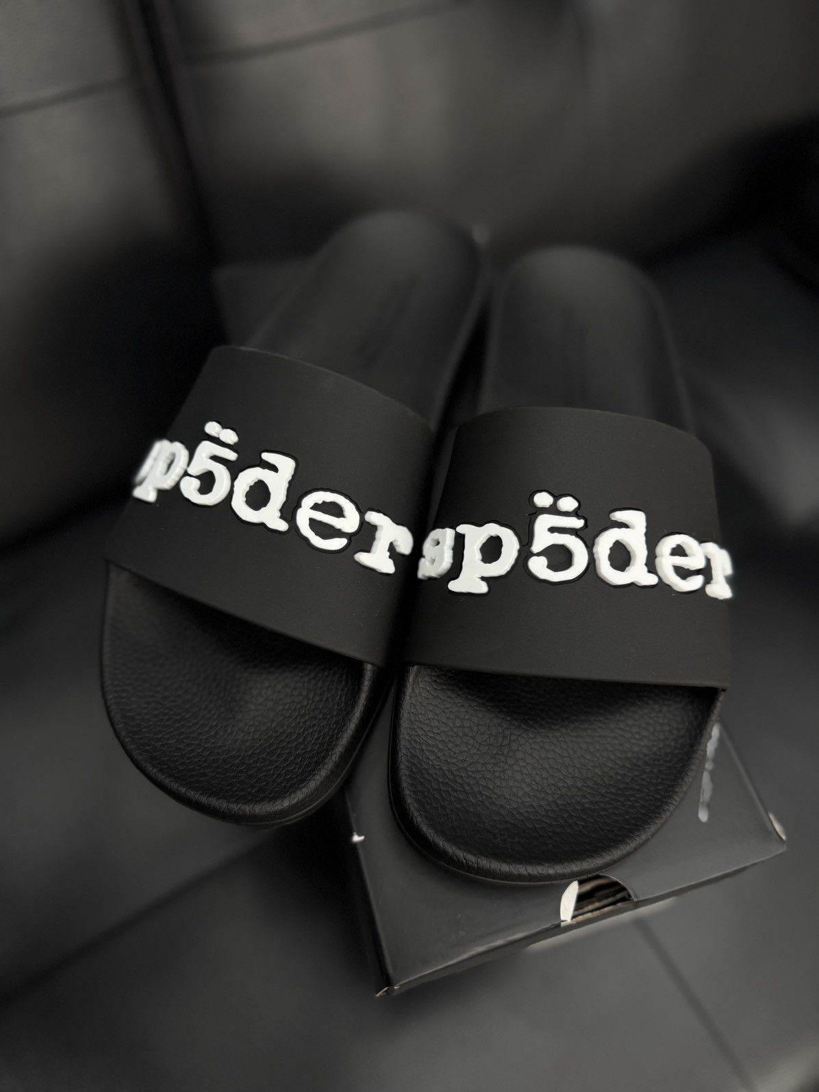 Sp5der Sp5der Slides Slip On Black Size 9 (Brand New) Size US 9 / EU 42 - 4 Thumbnail