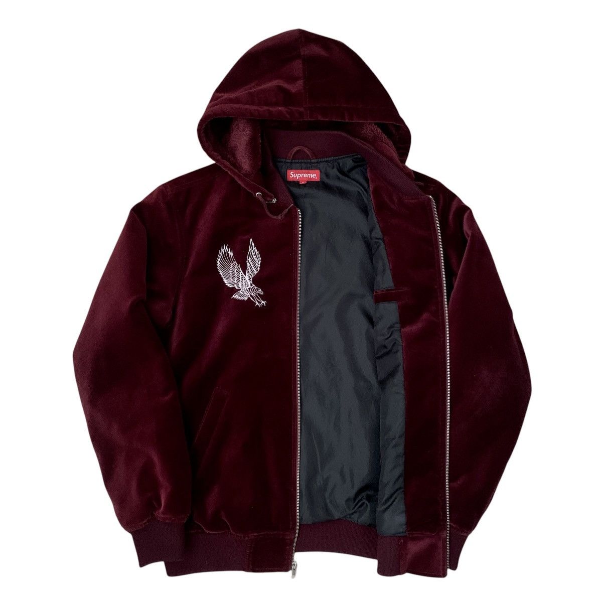 Supreme FW14 Velvet Eagle bomber jacket Size US M / EU 48-50 / 2 - 3 Thumbnail